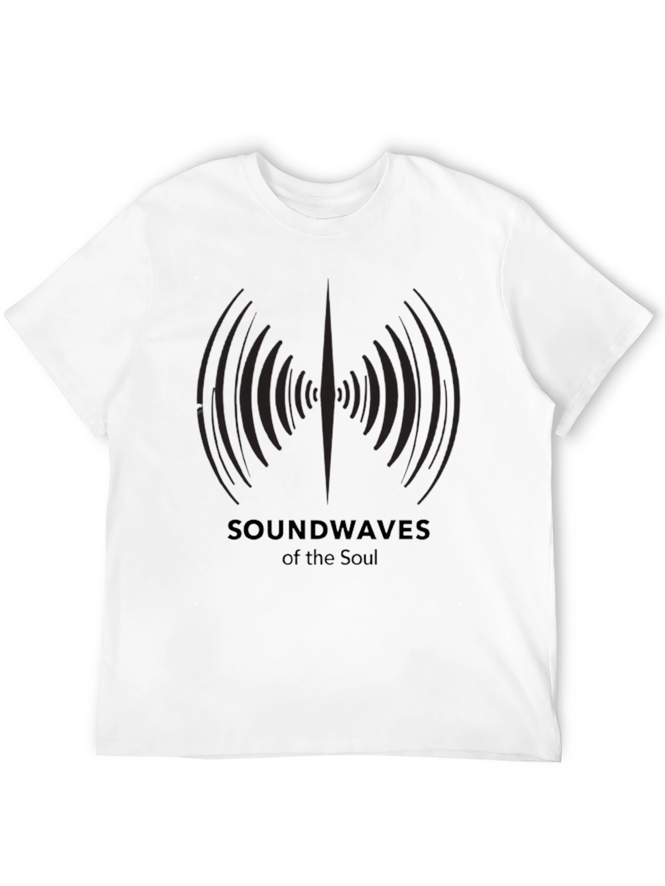 Soundwaves of the Soul Graphic Tee - Black