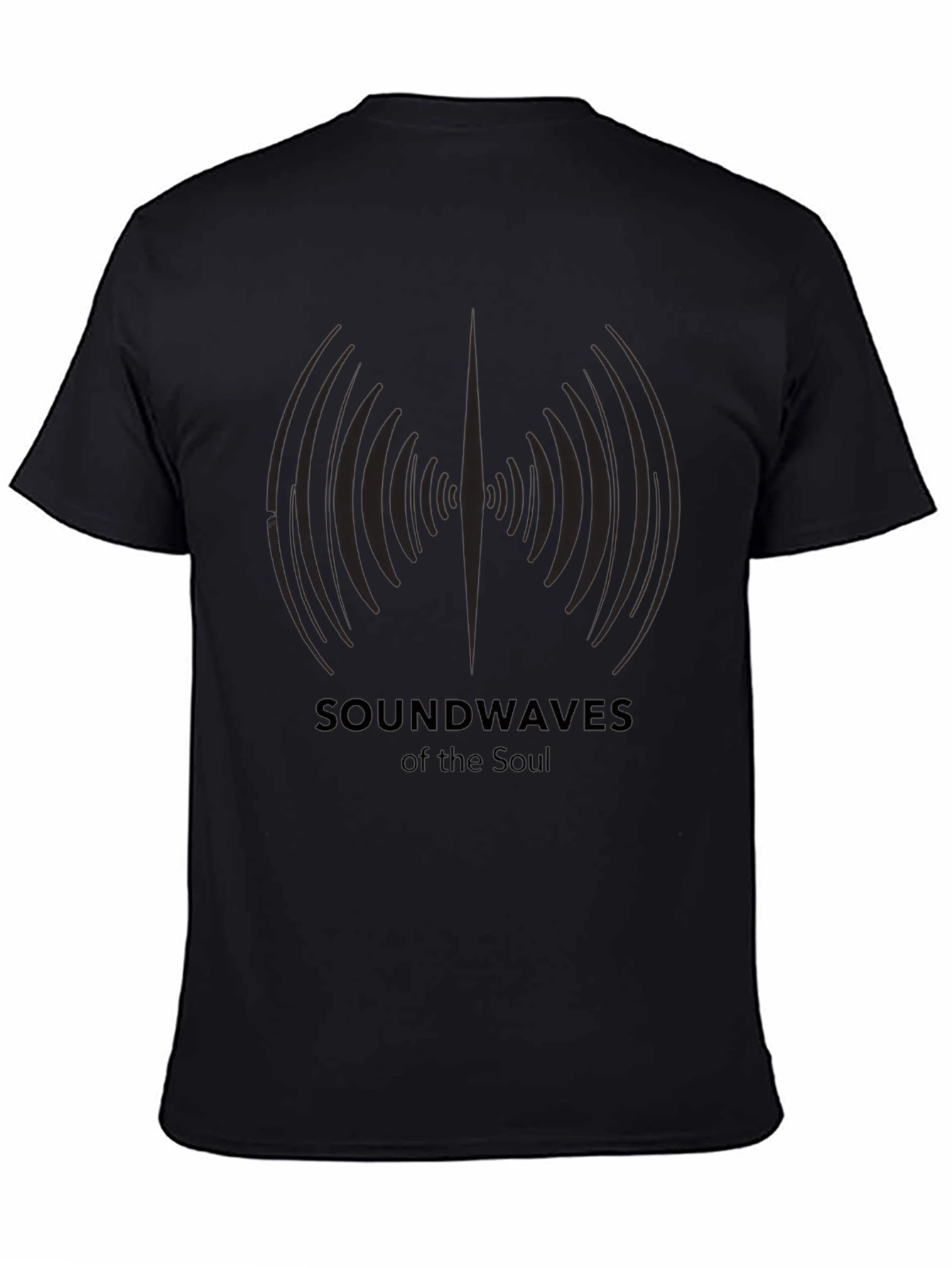 Soundwaves of the Soul Graphic Tee - Black