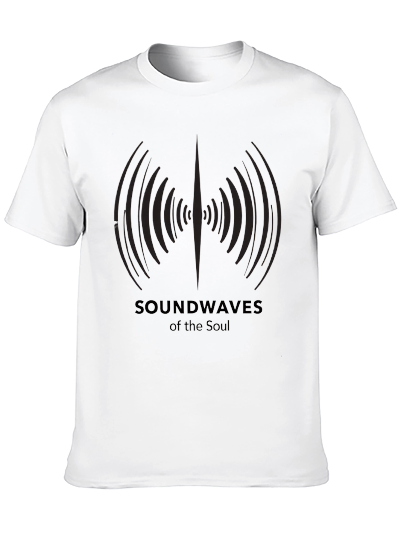 Soundwaves of the Soul Graphic Tee - Black