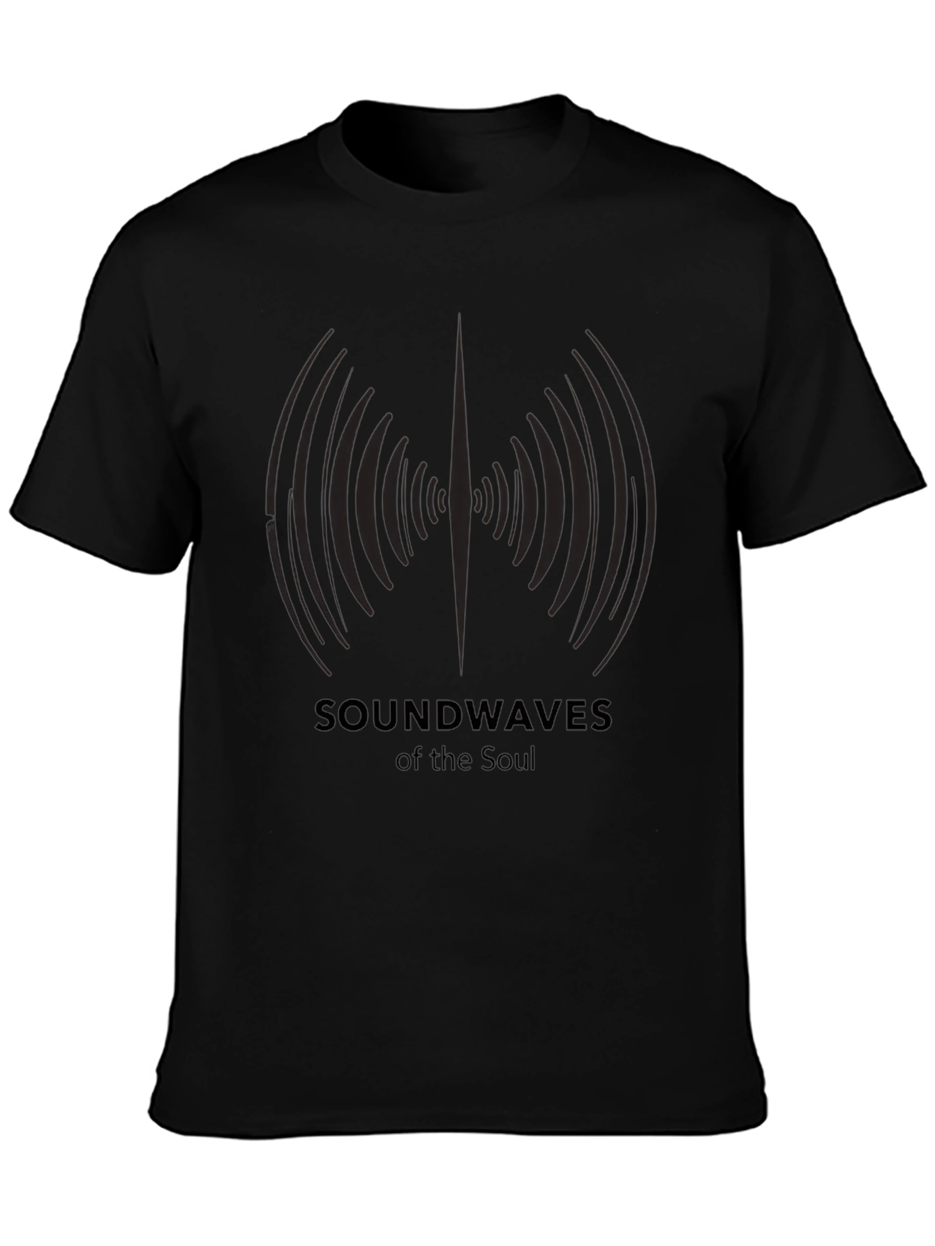 Soundwaves of the Soul Graphic Tee - Black