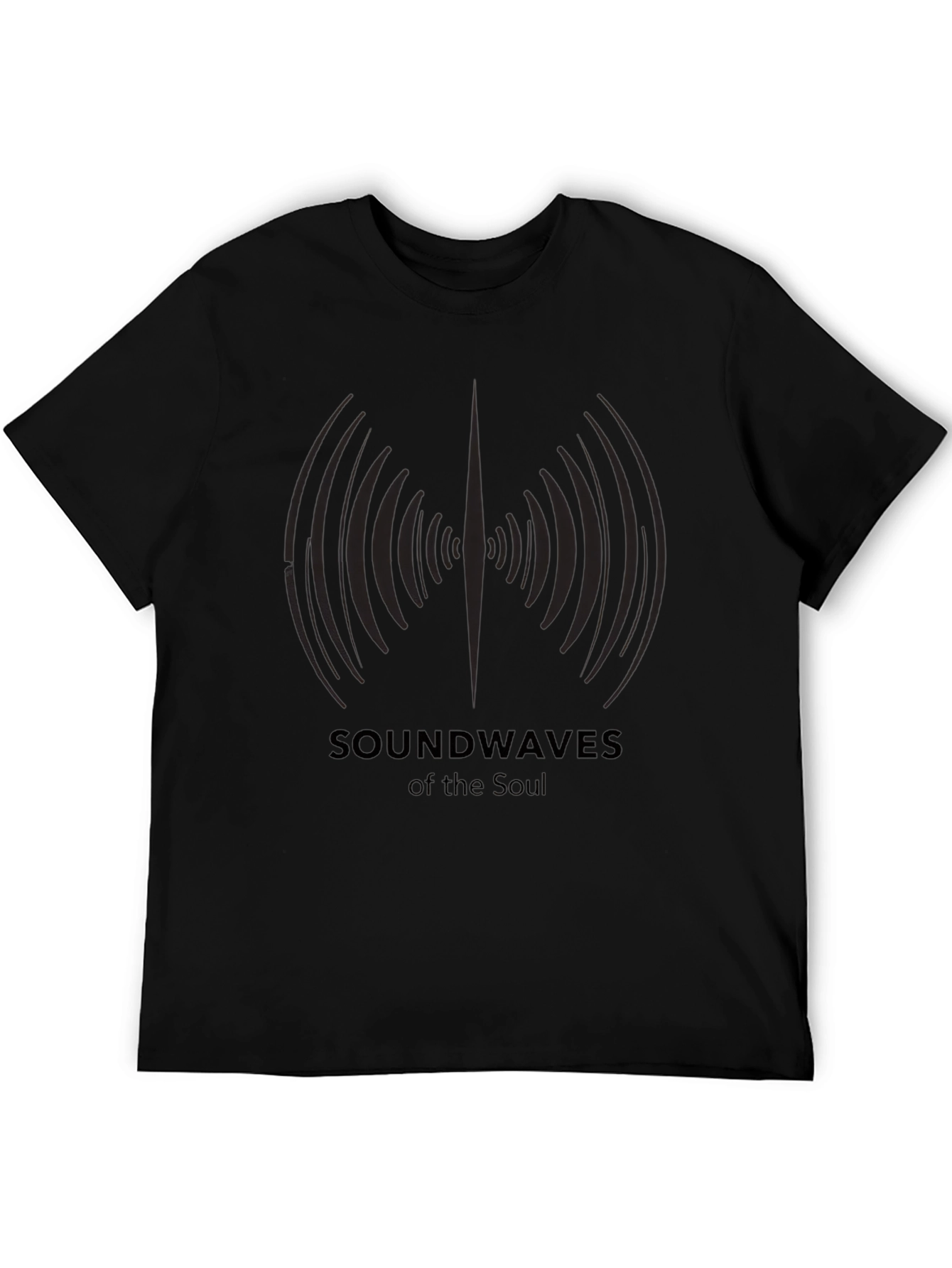 Soundwaves of the Soul Graphic Tee - Black