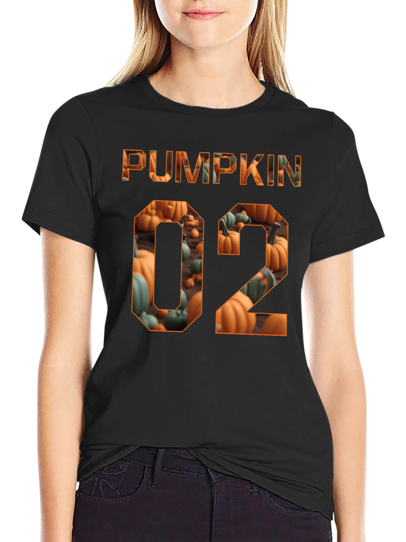 Pumpkin 02 T-Shirt - Fall Fashion