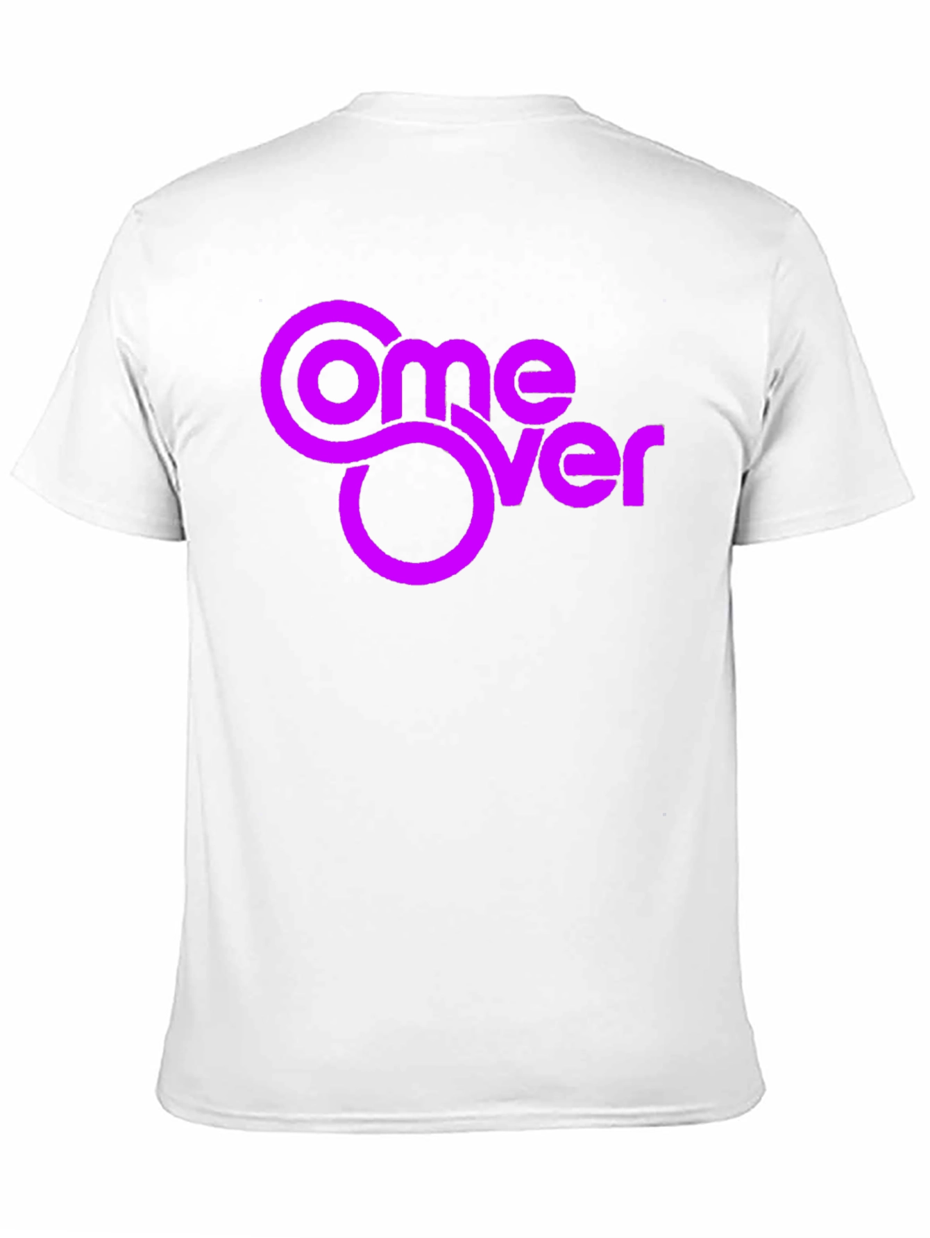 Come Over Graphic Tee - Black Cotton Blend