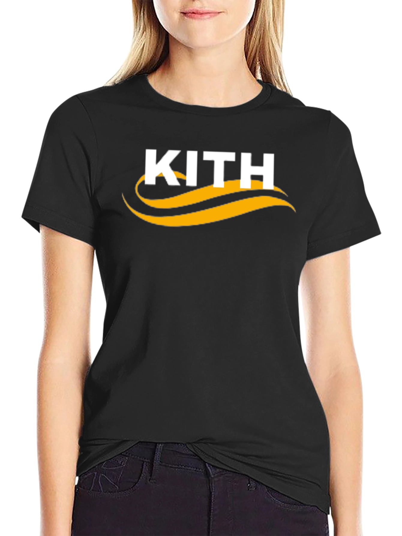 KITH Logo Black T-Shirt: Stylish & Comfortable