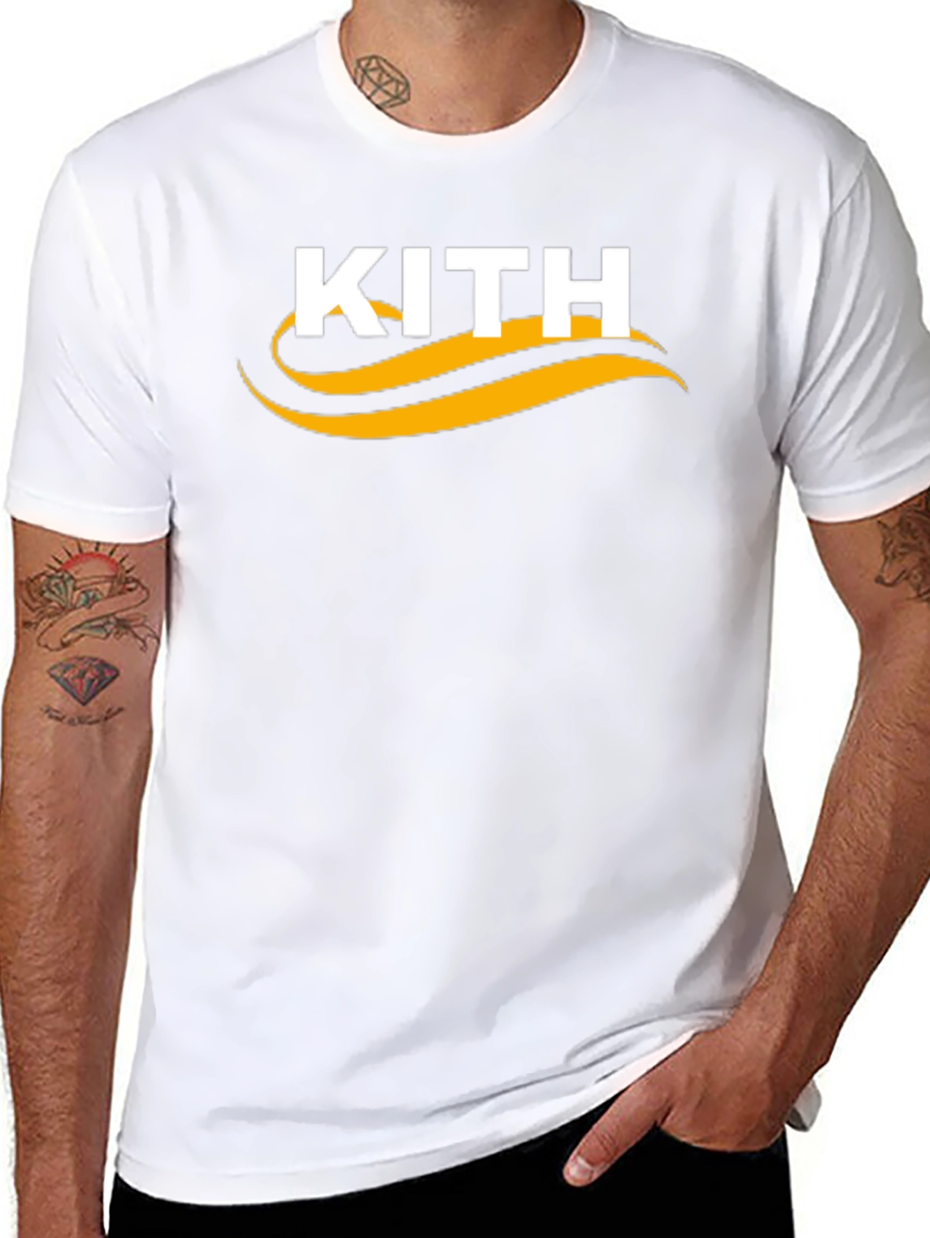 KITH Logo Black T-Shirt: Stylish & Comfortable
