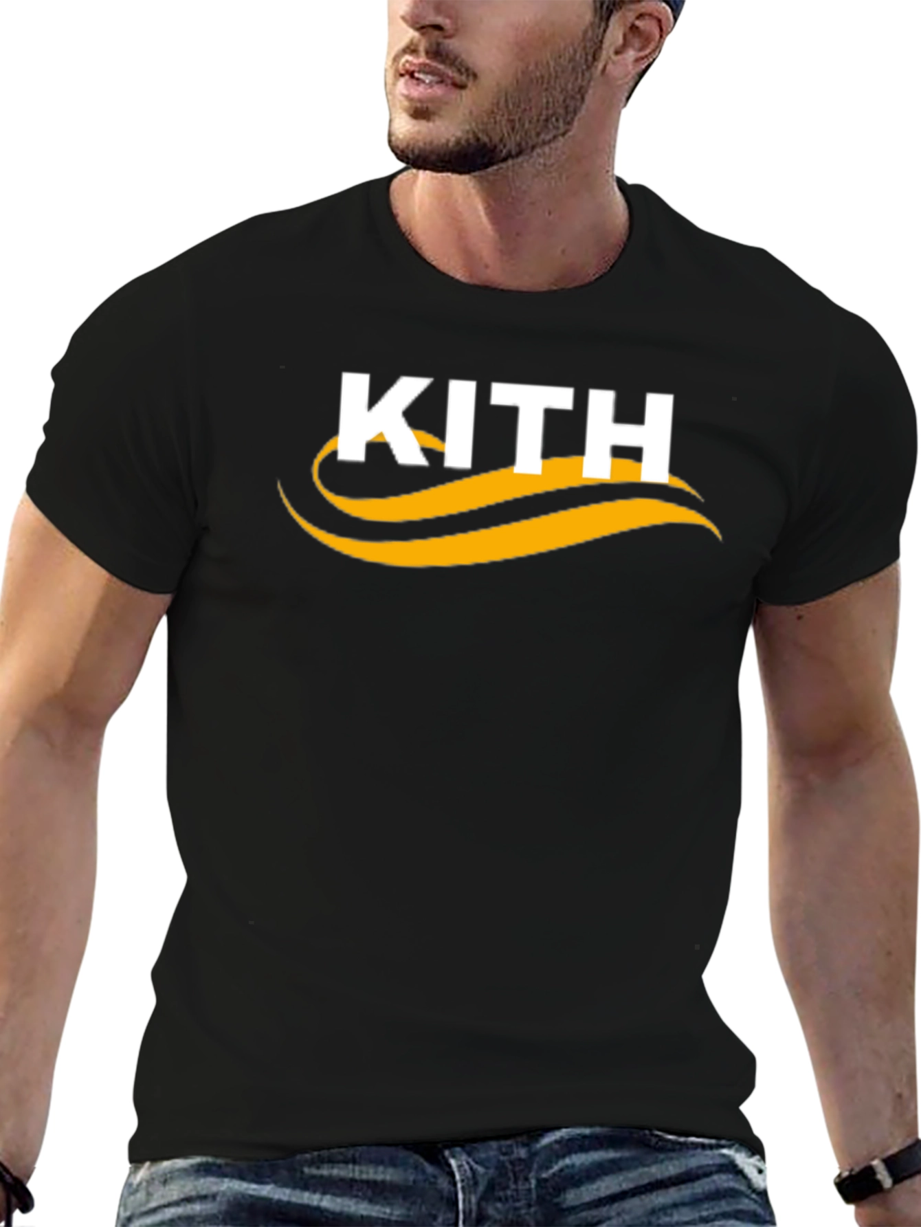 KITH Logo Black T-Shirt: Stylish & Comfortable