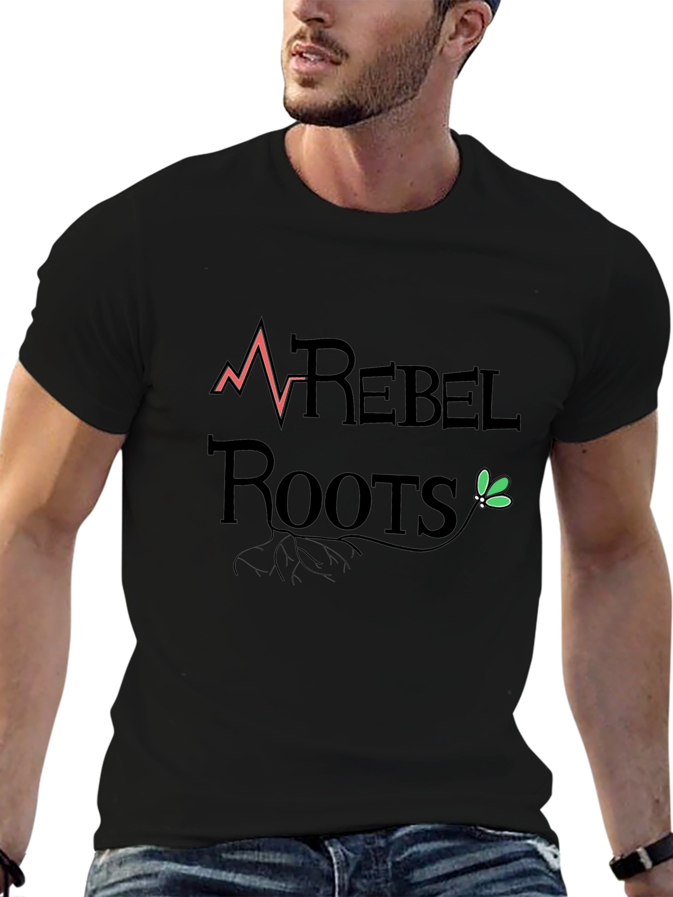 Rebel Roots Graphic Tee - Bold Statement Shirt
