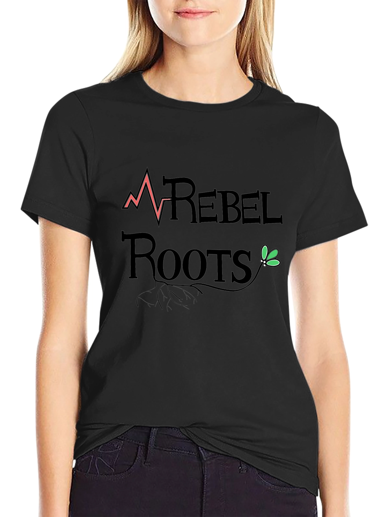 Rebel Roots Graphic Tee - Bold Statement Shirt