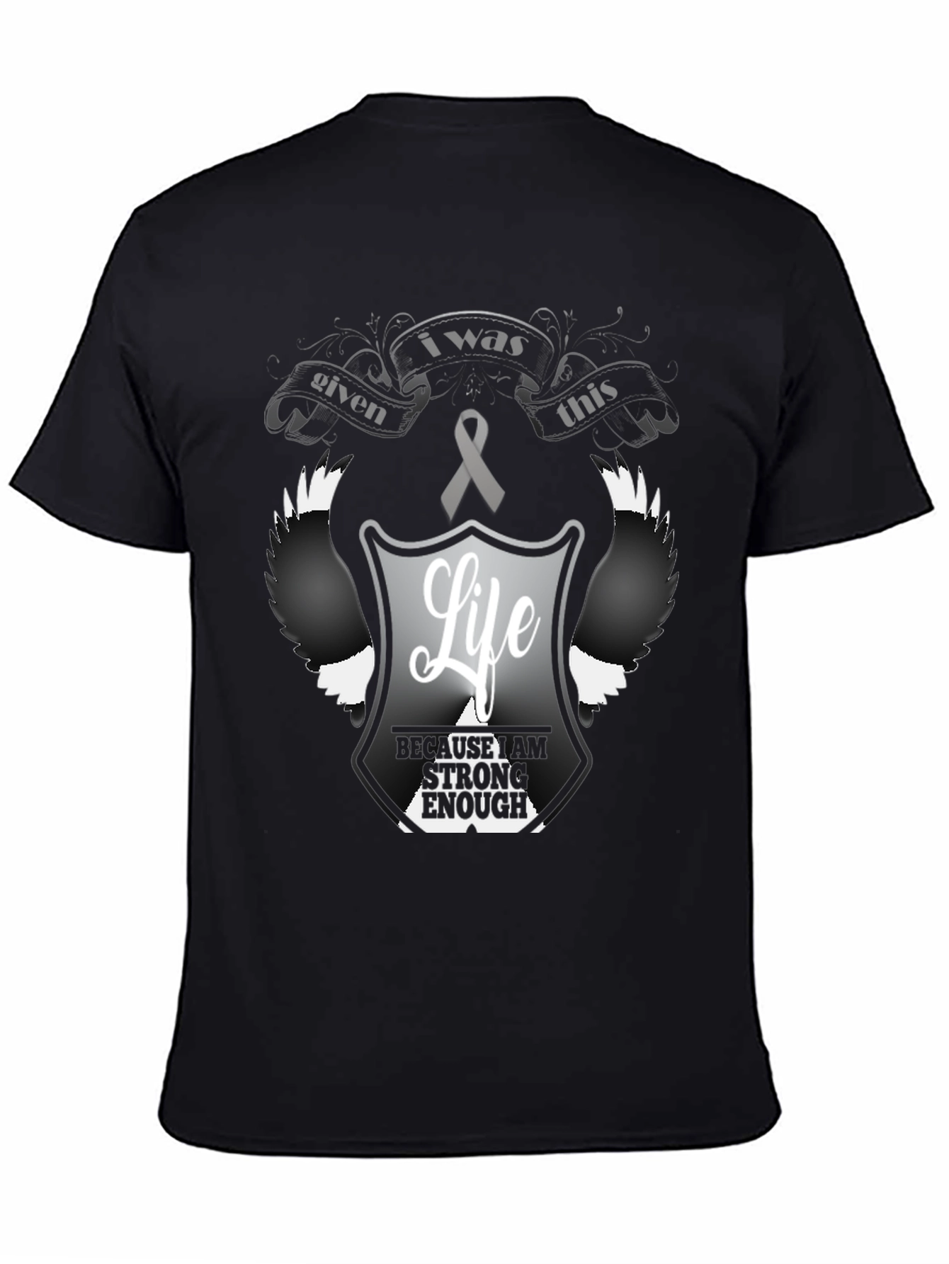 Strength Ribbon Graphic T-Shirt