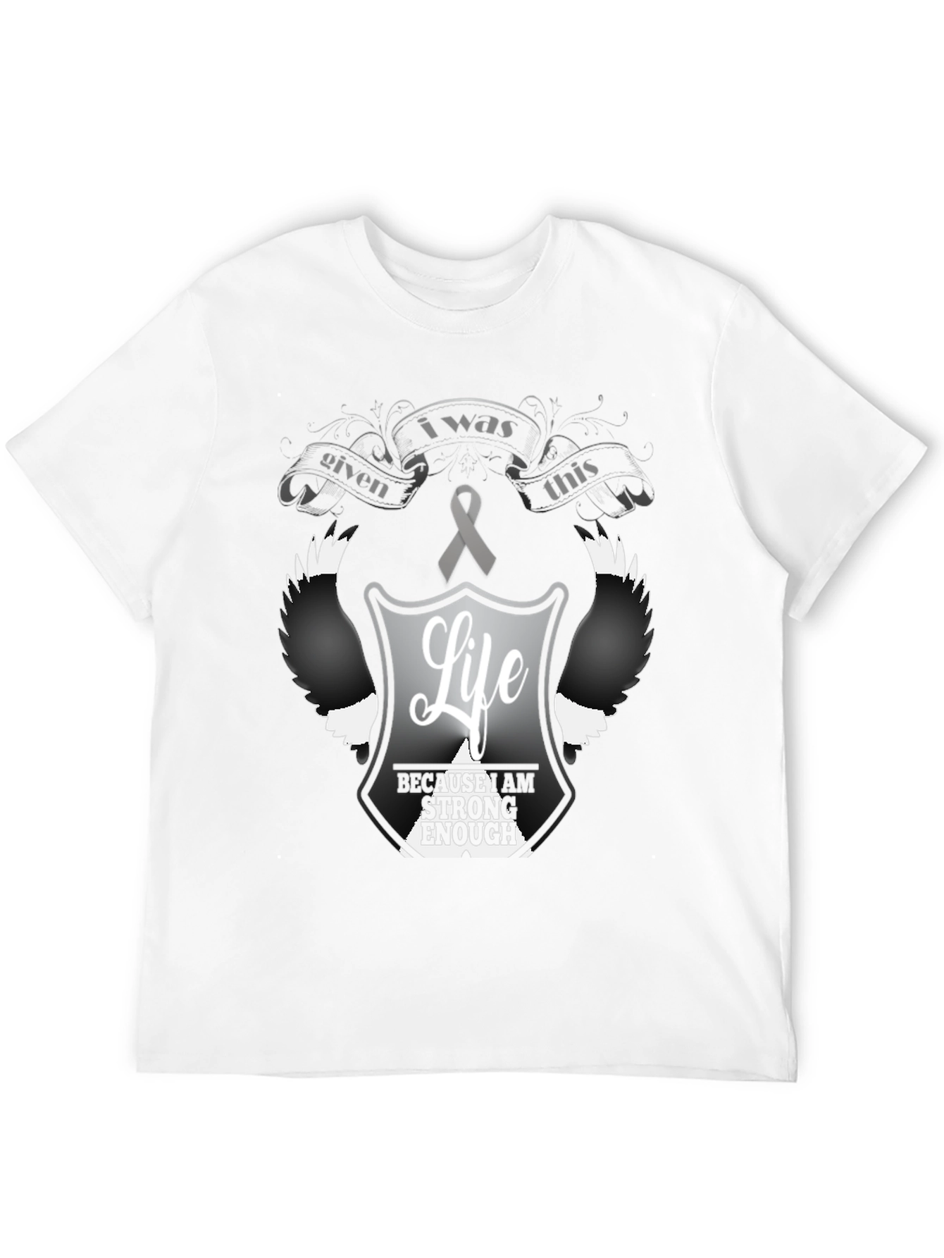Strength Ribbon Graphic T-Shirt
