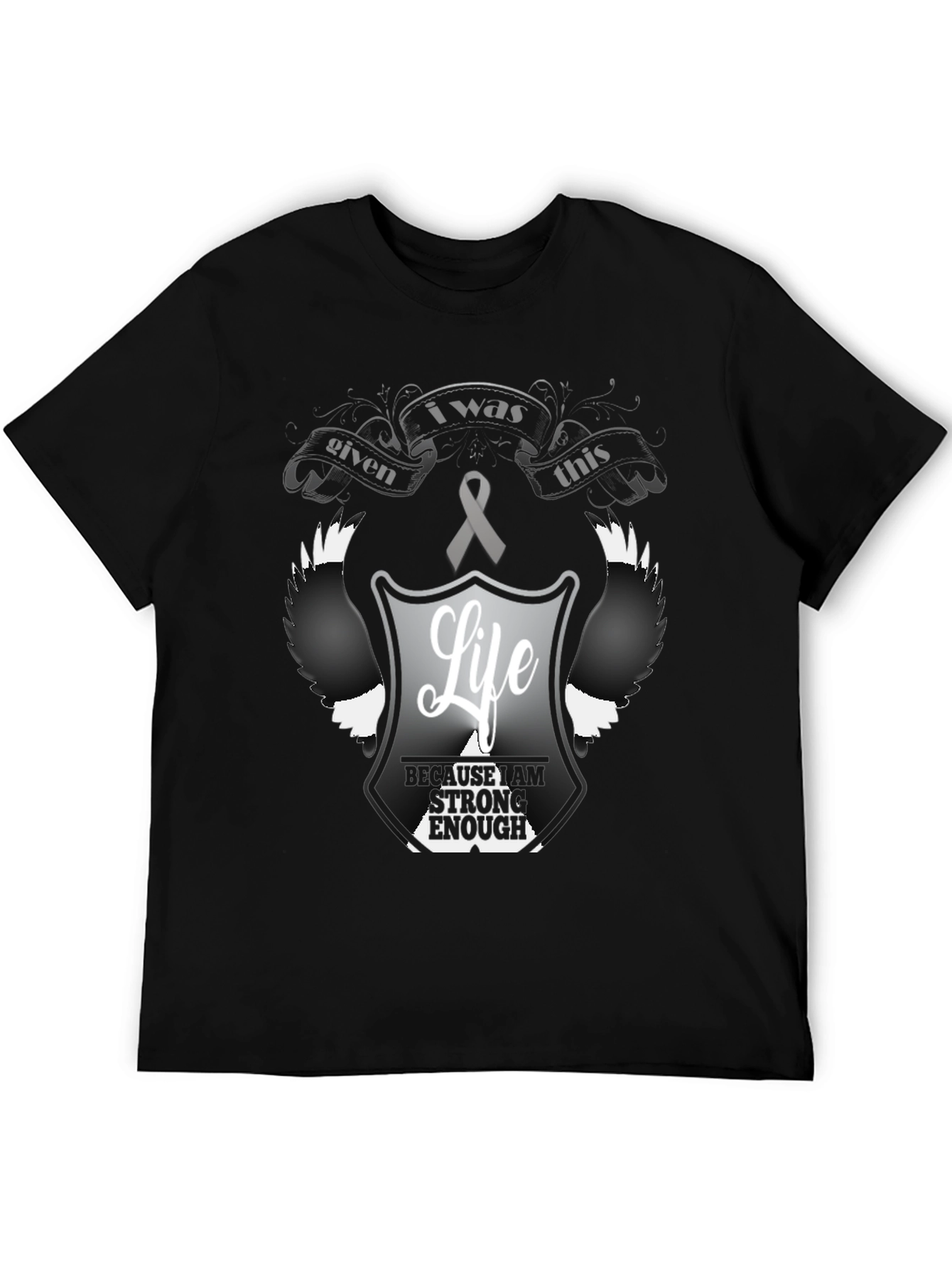 Strength Ribbon Graphic T-Shirt