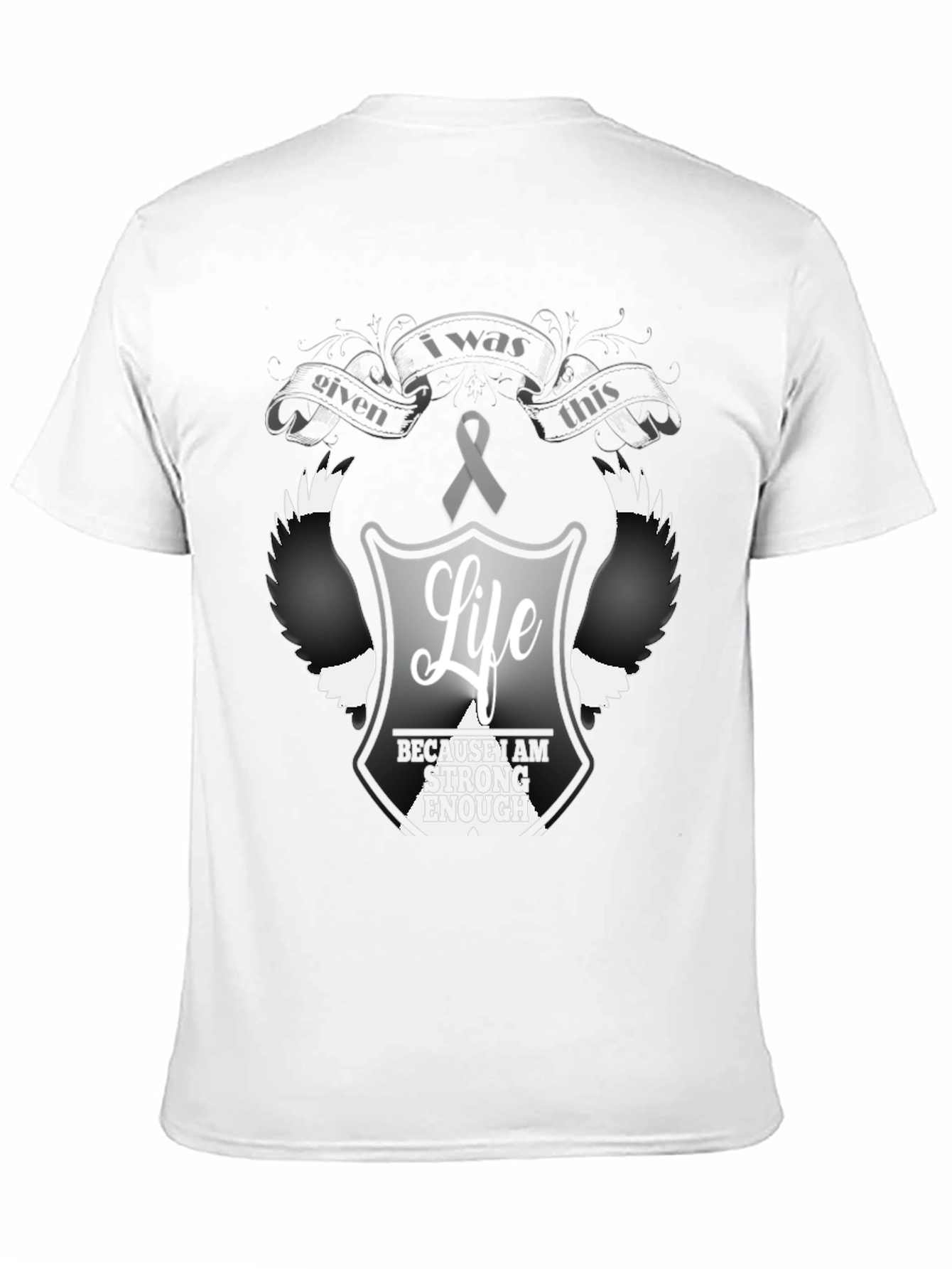Strength Ribbon Graphic T-Shirt