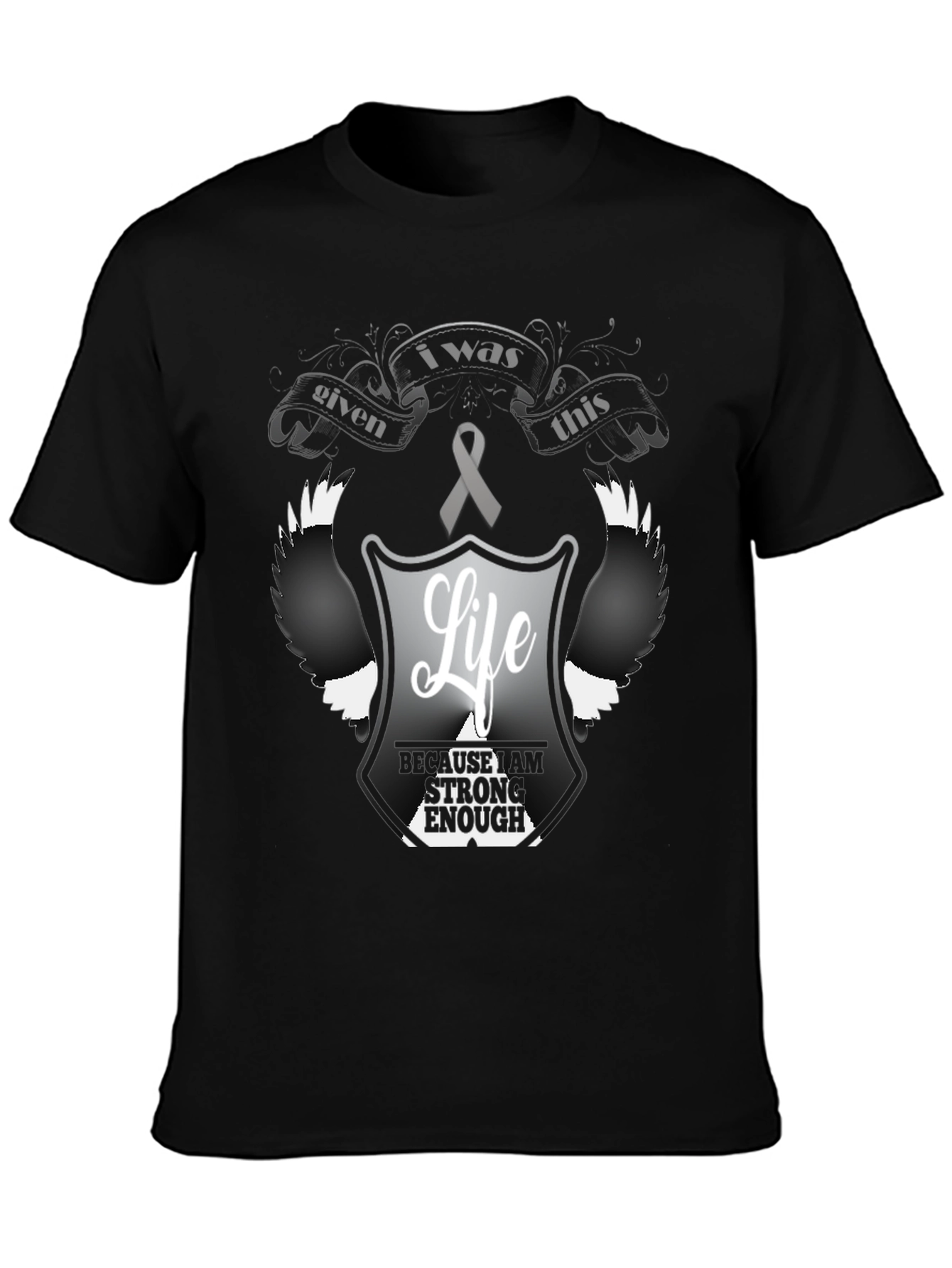 Strength Ribbon Graphic T-Shirt