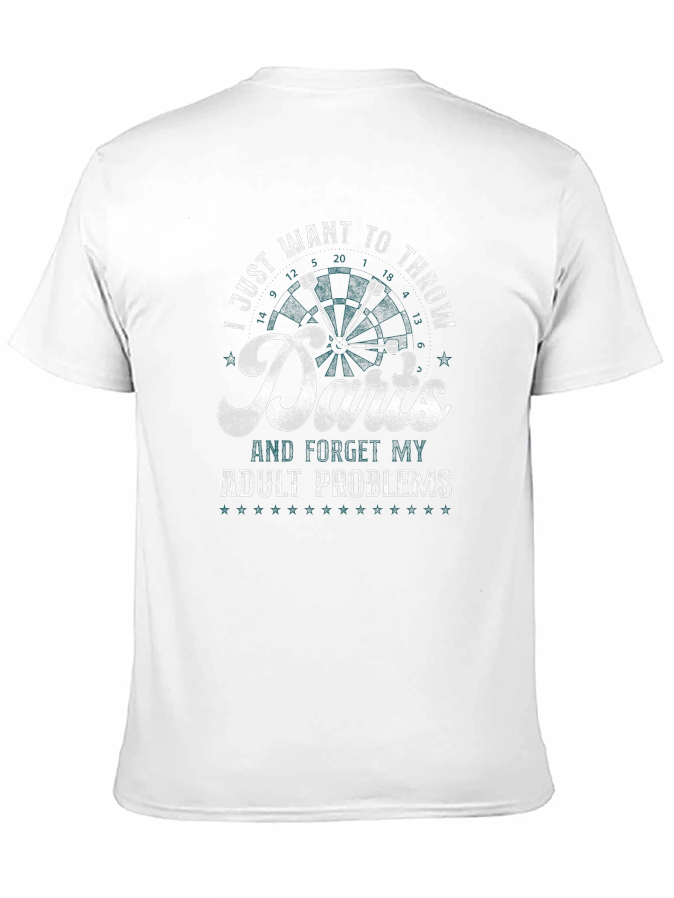 Darts Adult Problems Graphic Tee