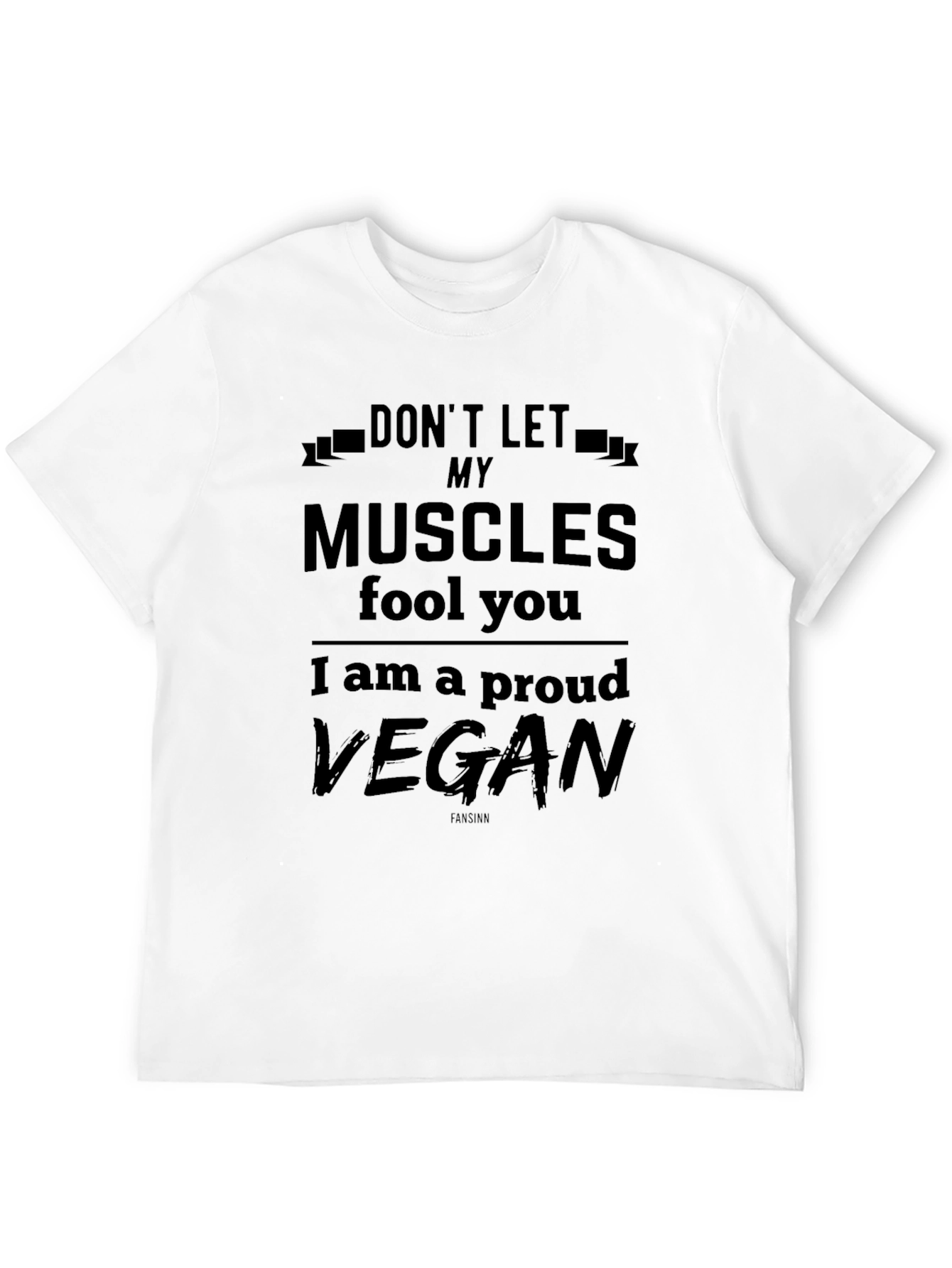 Proud Vegan Muscle T-Shirt - Funny Gym Tee