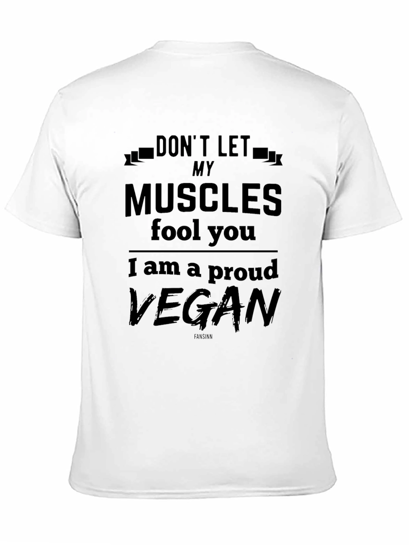 Proud Vegan Muscle T-Shirt - Funny Gym Tee