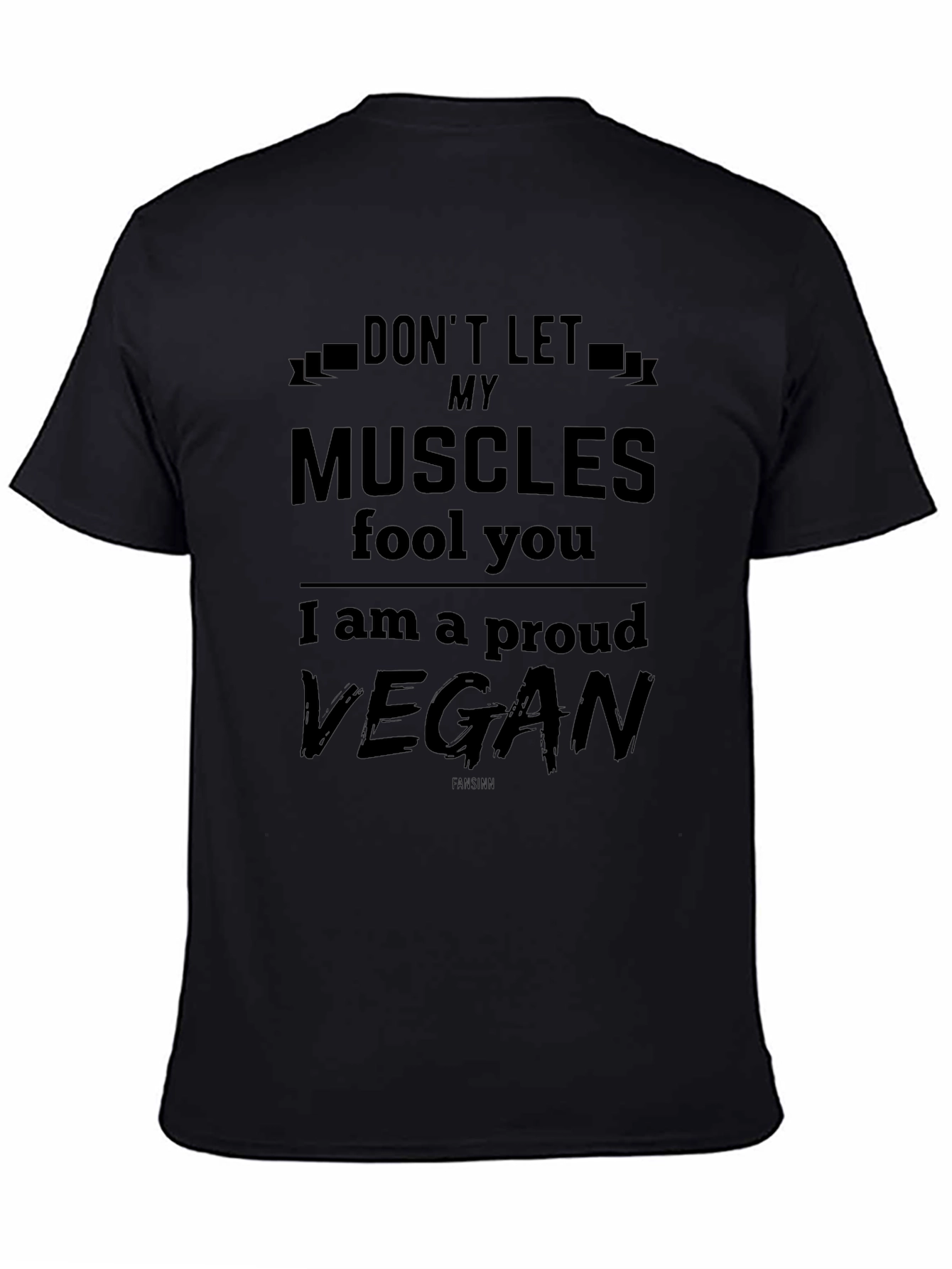 Proud Vegan Muscle T-Shirt - Funny Gym Tee