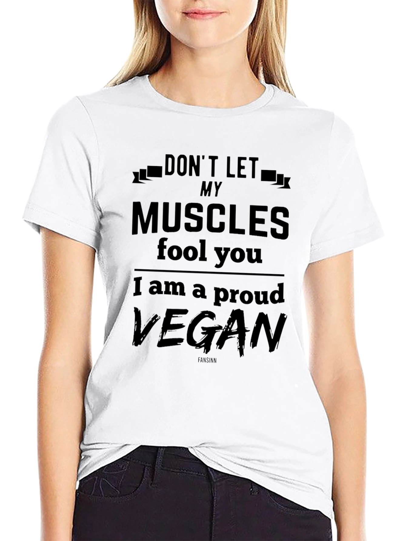 Proud Vegan Muscle T-Shirt - Funny Gym Tee