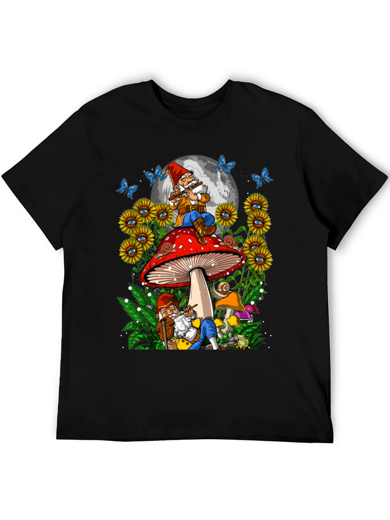 Whimsical Gnome Mushroom T-Shirt