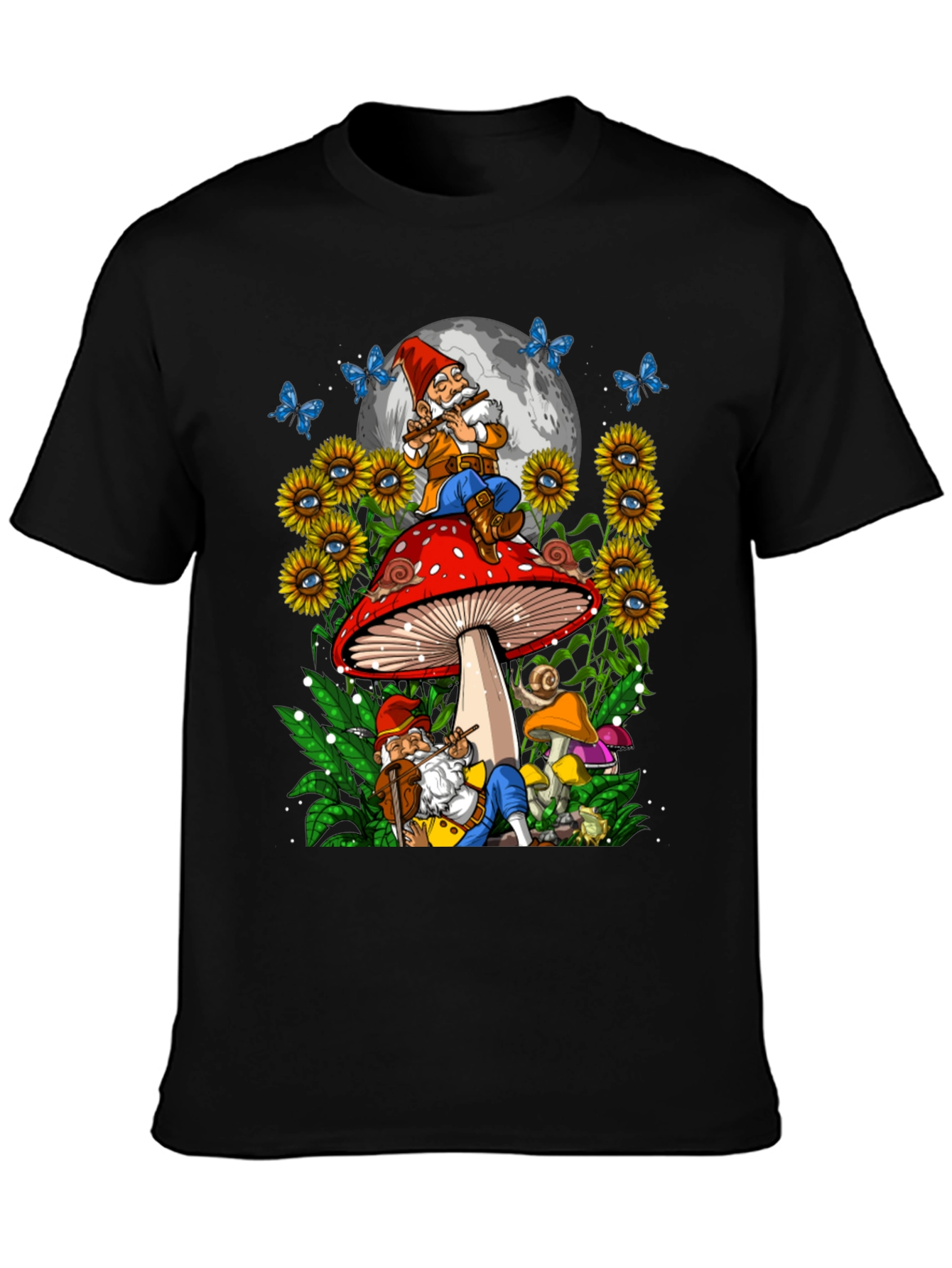Whimsical Gnome Mushroom T-Shirt