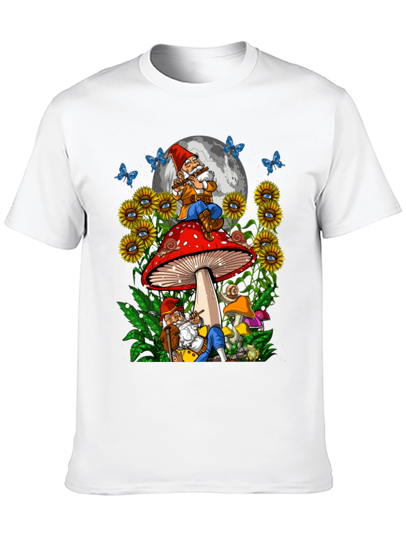 Whimsical Gnome Mushroom T-Shirt