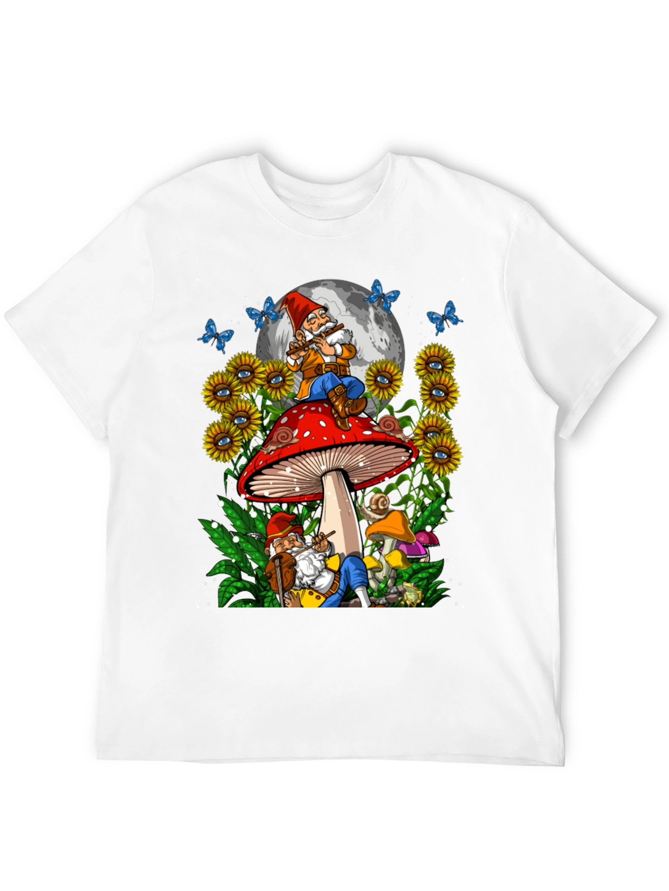 Whimsical Gnome Mushroom T-Shirt