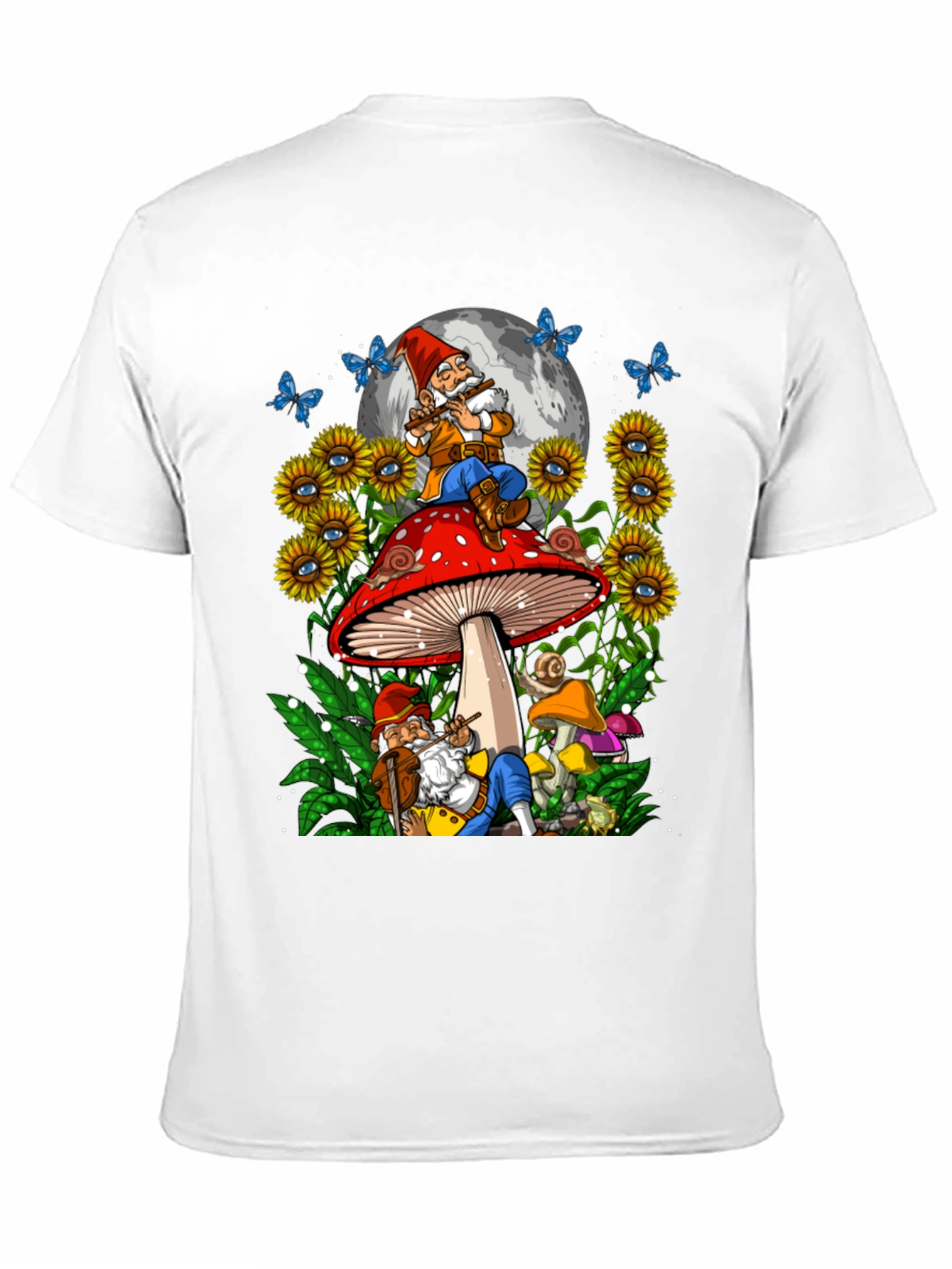 Whimsical Gnome Mushroom T-Shirt