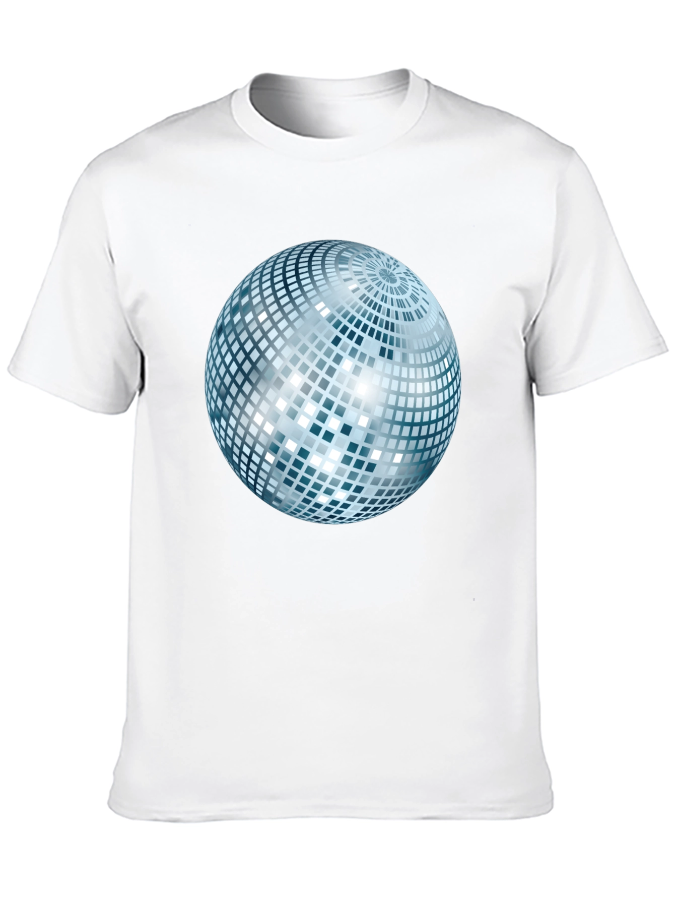 Disco Ball Graphic Black T-Shirt