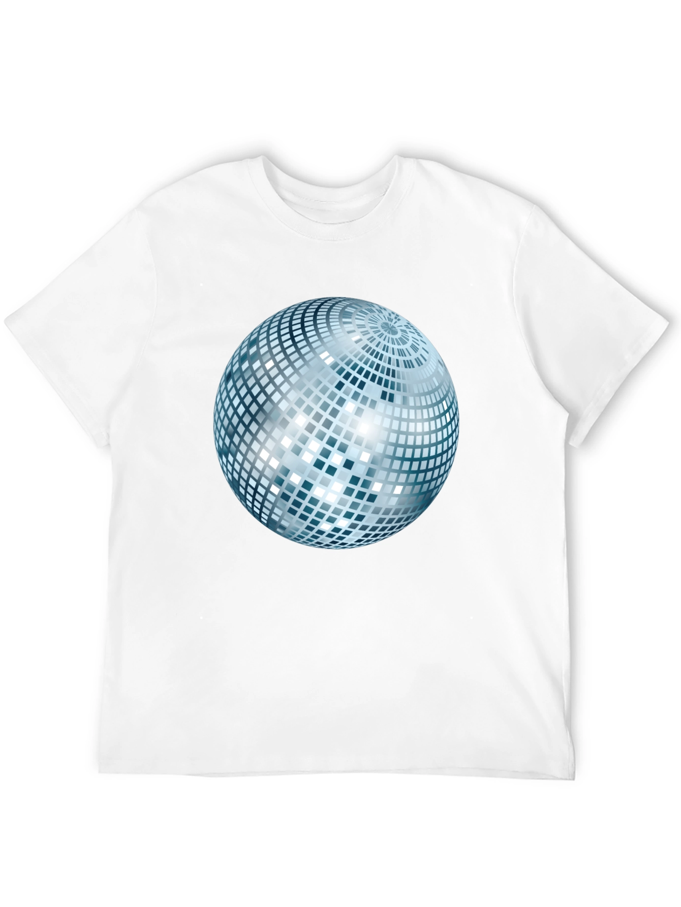 Disco Ball Graphic Black T-Shirt