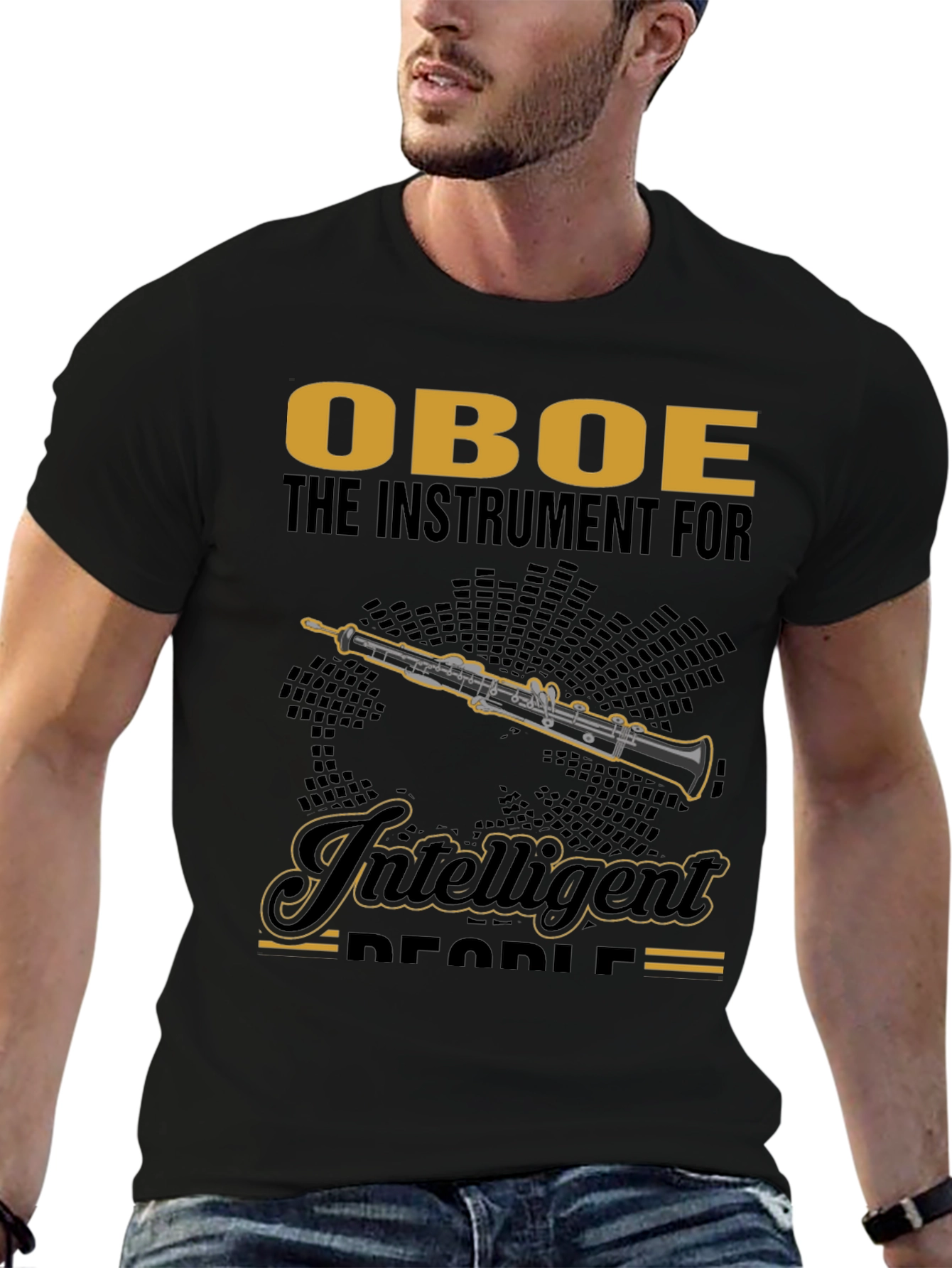 Oboe Instrument T-Shirt - Intelligent People