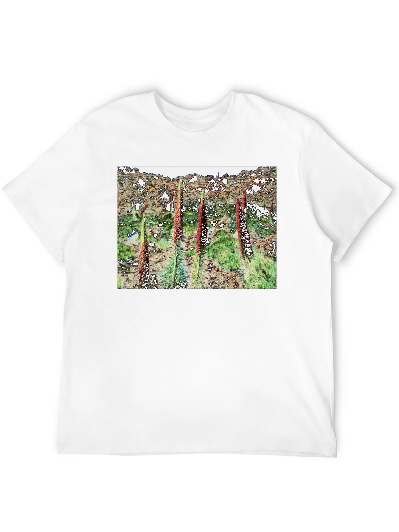 Botanical T-Shirt - Unique Floral Design