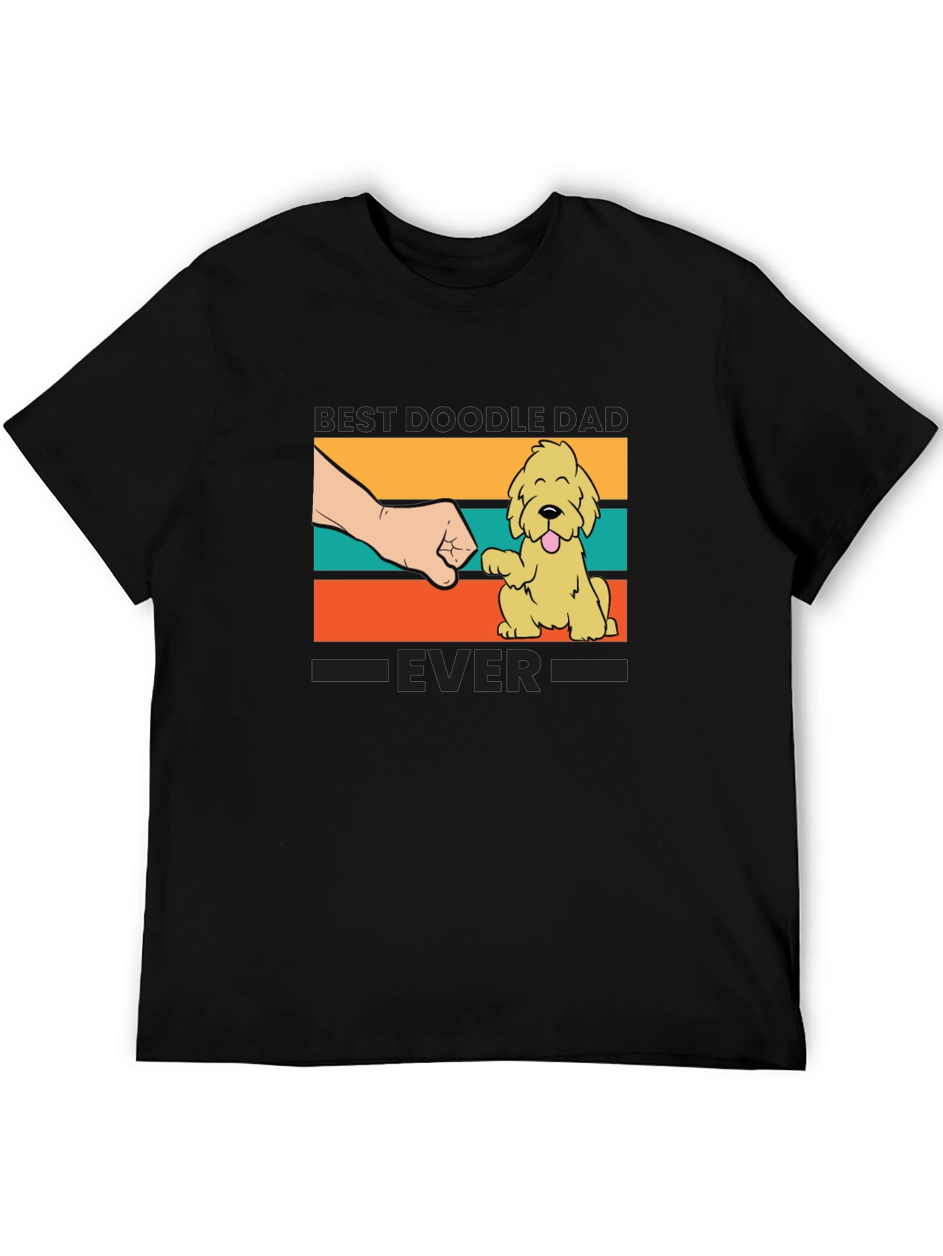 Best Doodle Dad Ever T-Shirt - Cute Dog Design