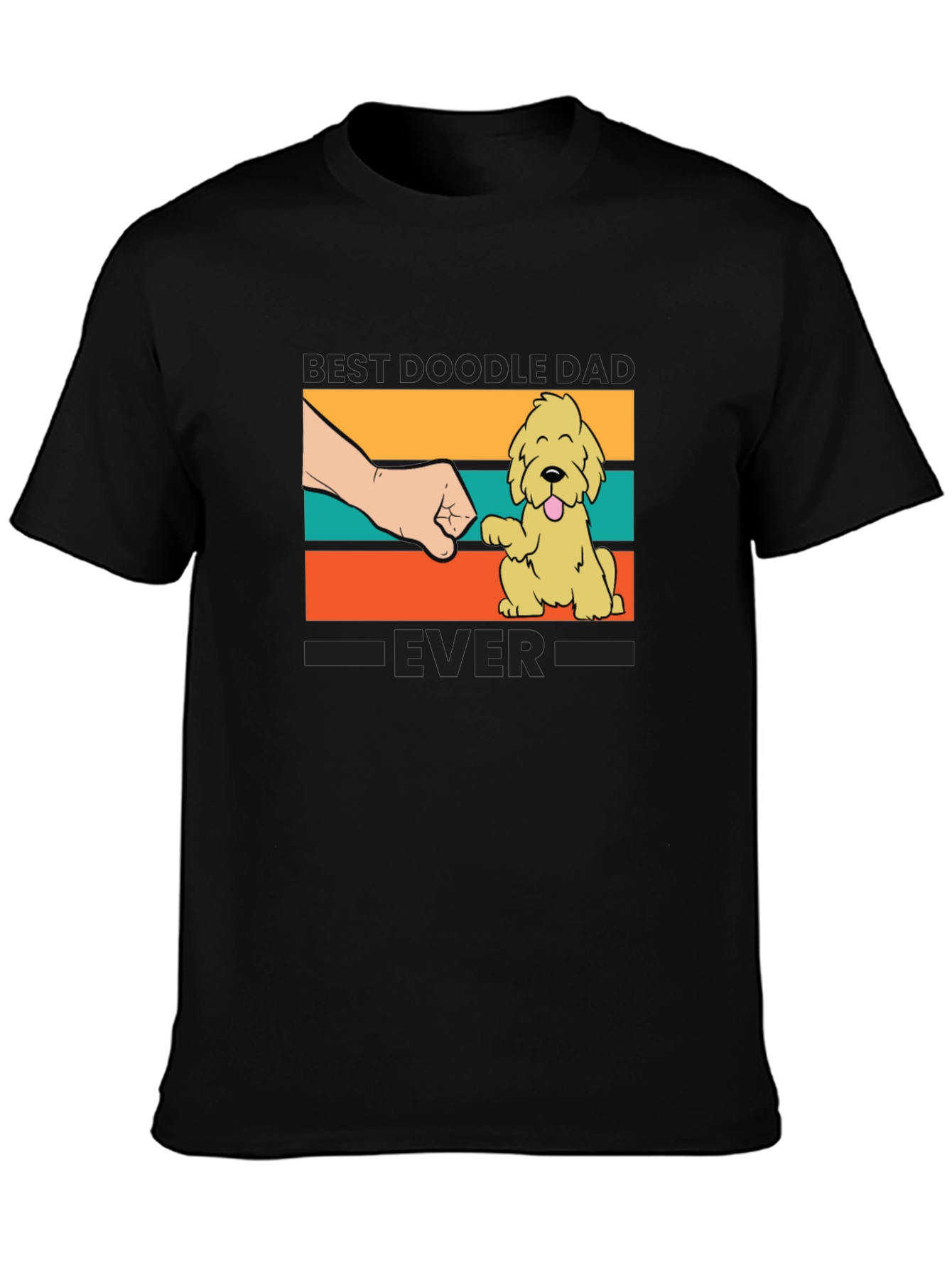 Best Doodle Dad Ever T-Shirt - Cute Dog Design