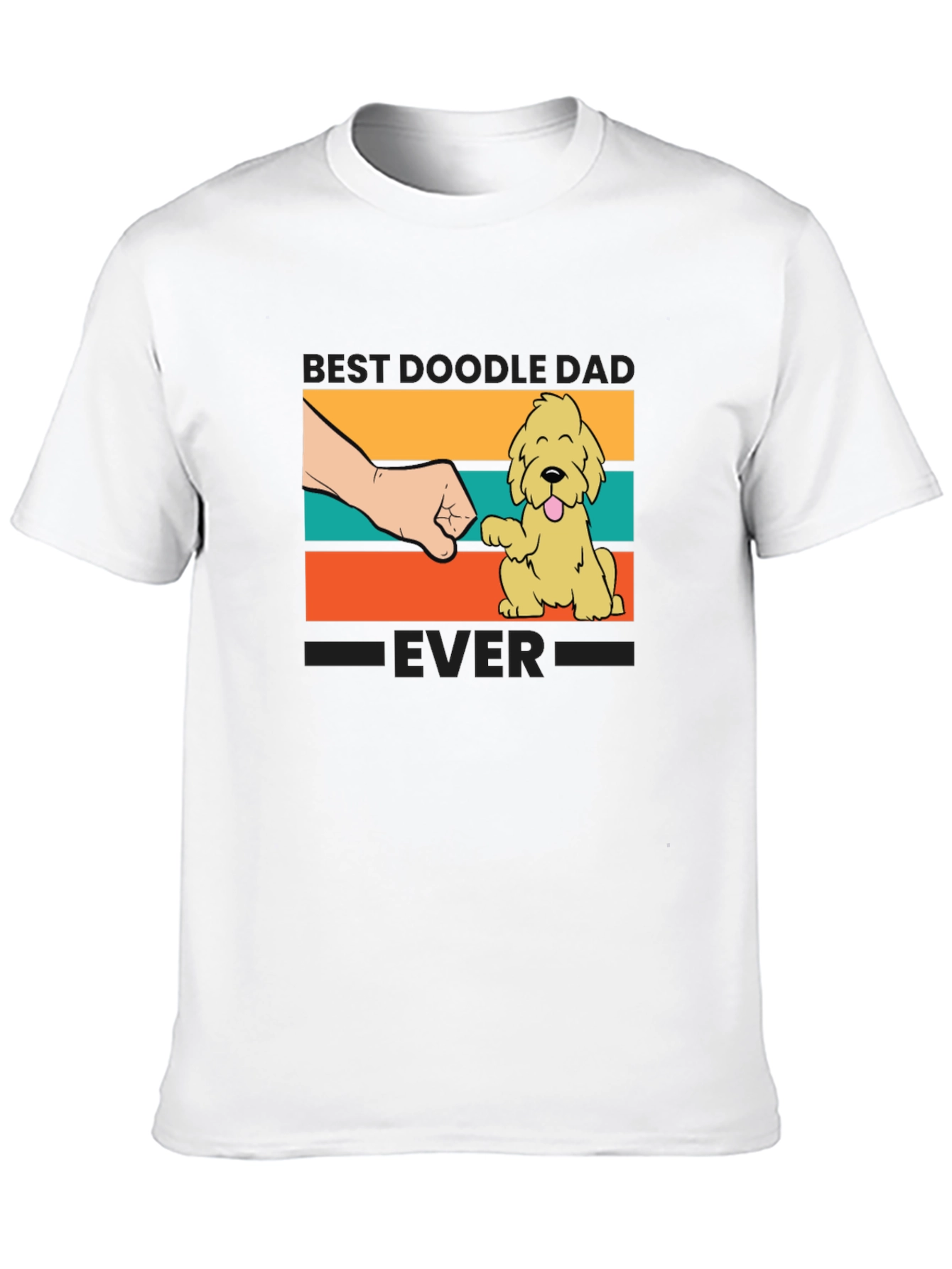 Best Doodle Dad Ever T-Shirt - Cute Dog Design