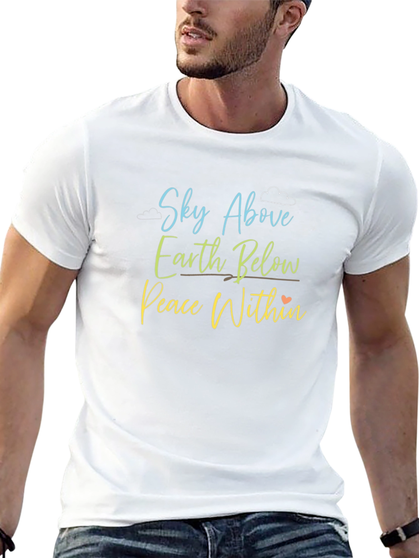 Sky Above Earth Below Peace Within Graphic Tee