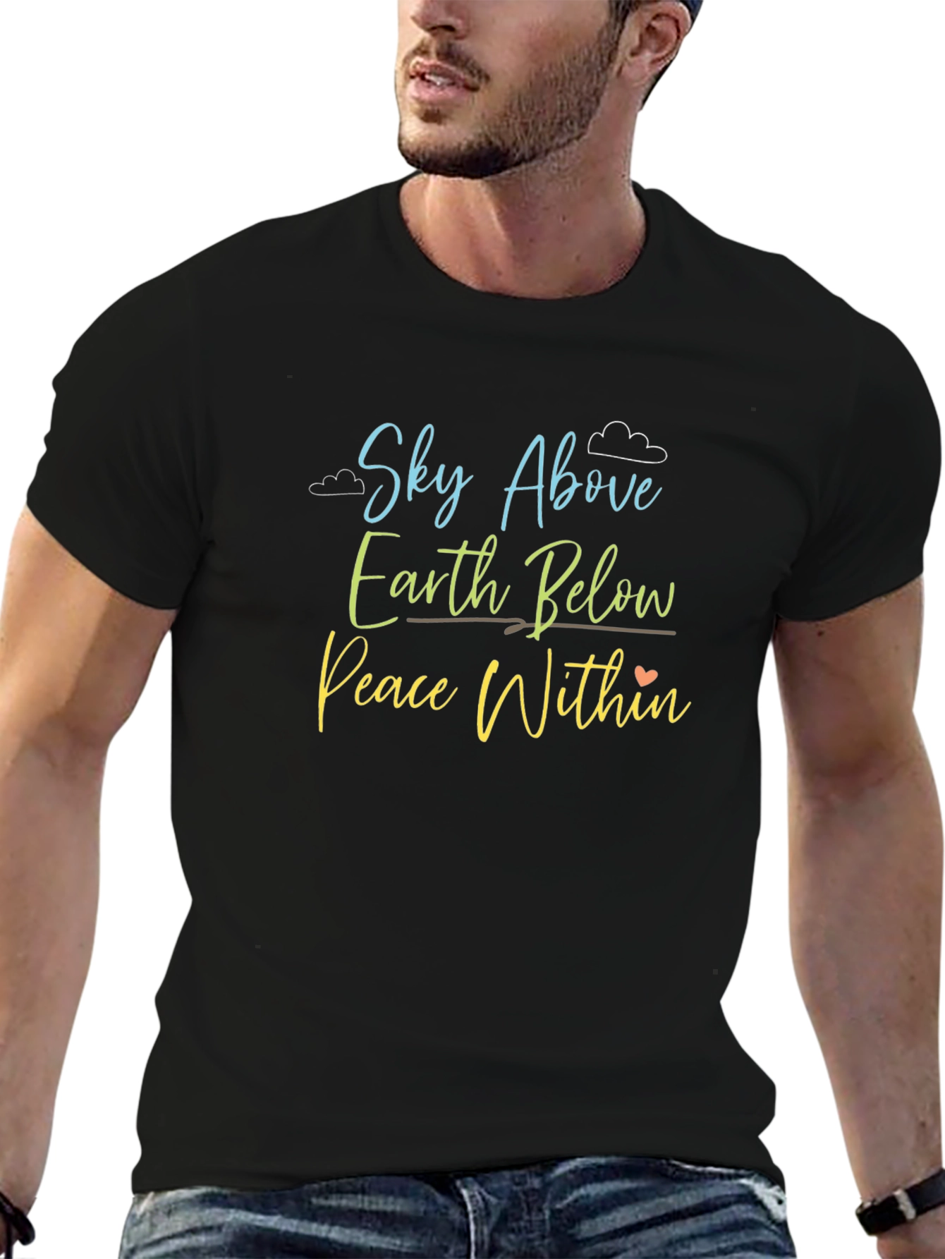 Sky Above Earth Below Peace Within Graphic Tee