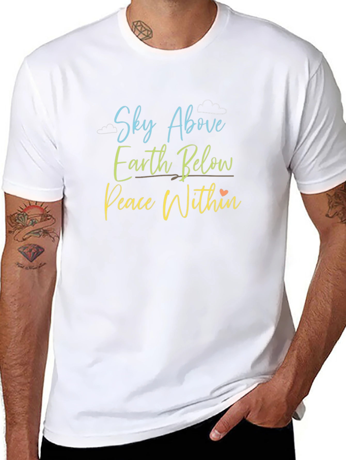 Sky Above Earth Below Peace Within Graphic Tee