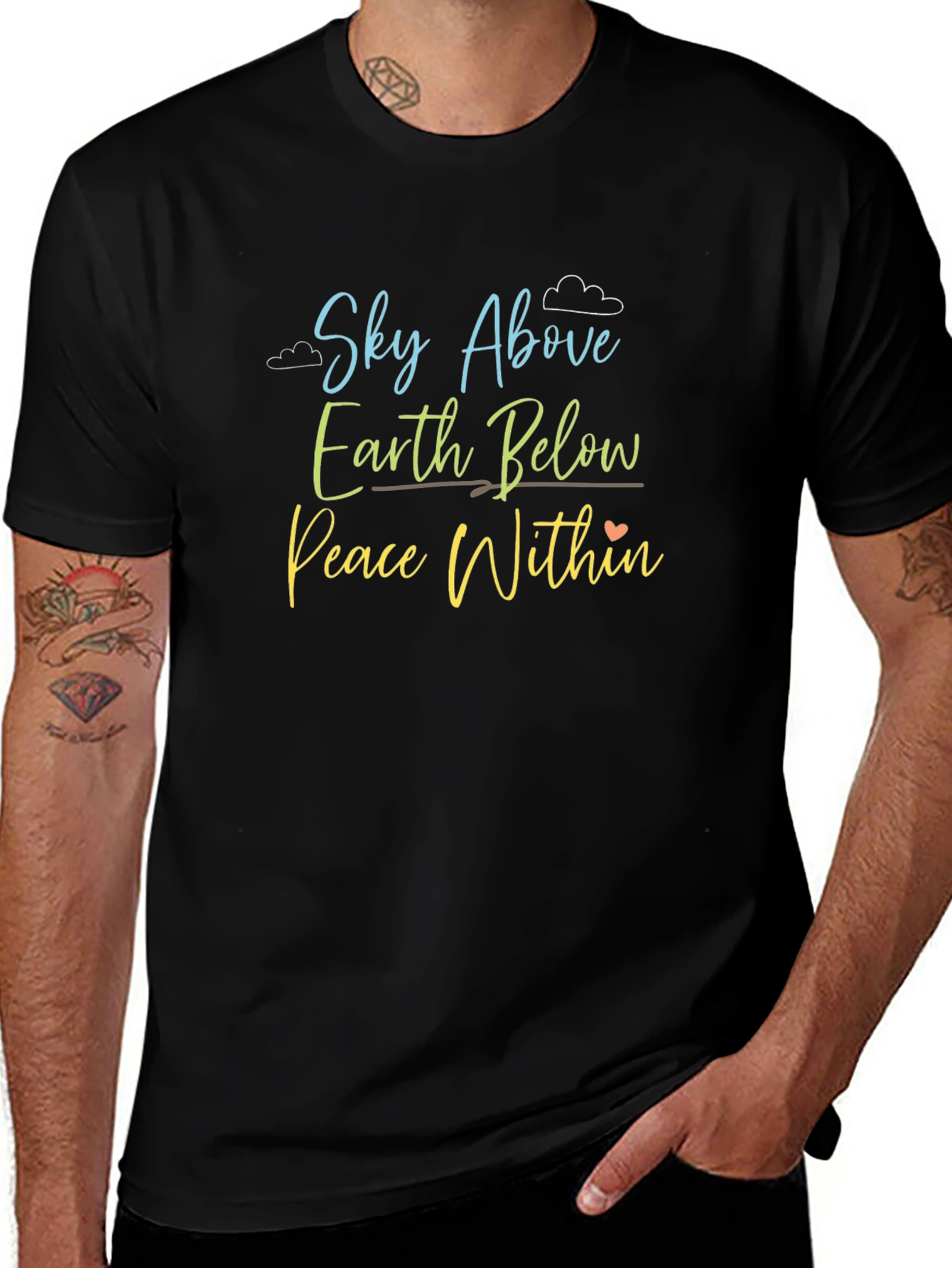 Sky Above Earth Below Peace Within Graphic Tee