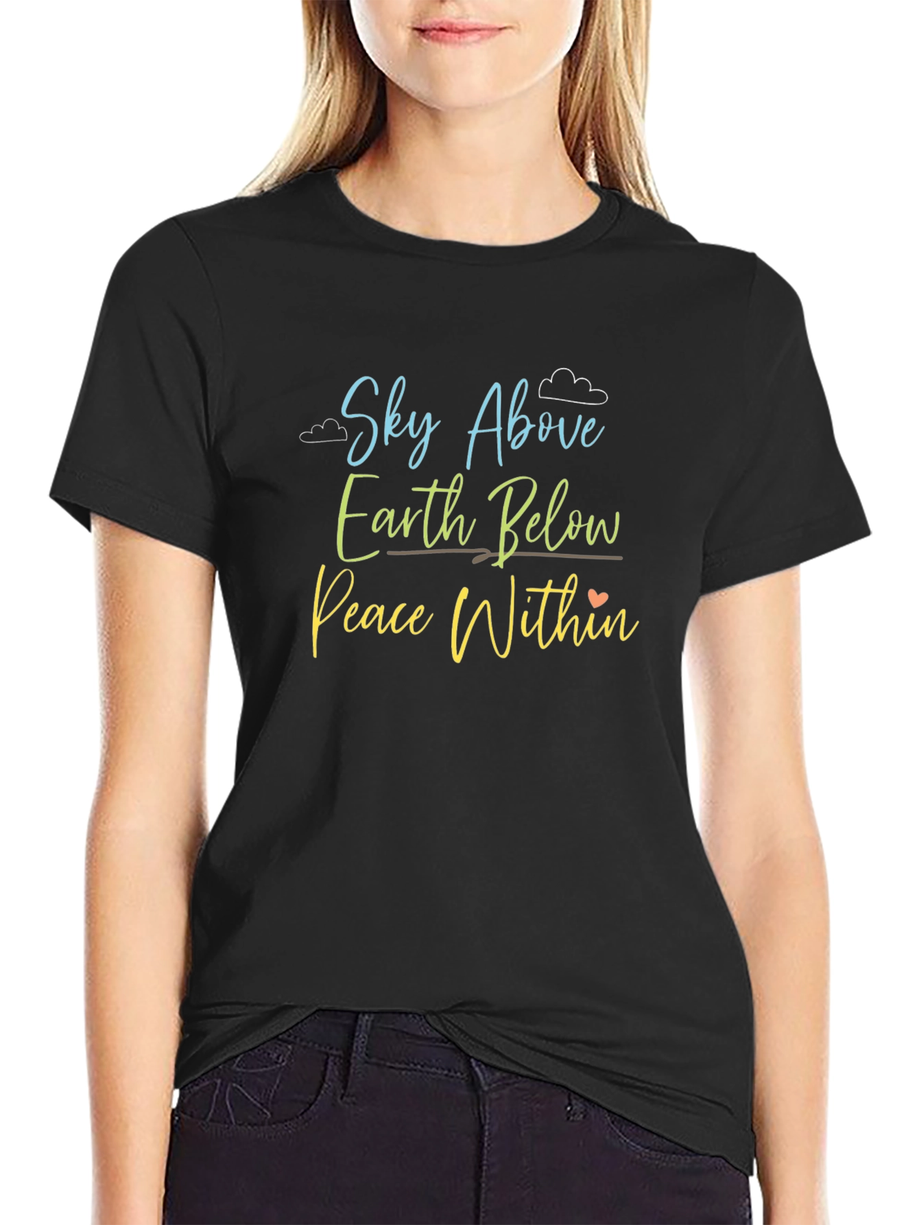 Sky Above Earth Below Peace Within Graphic Tee