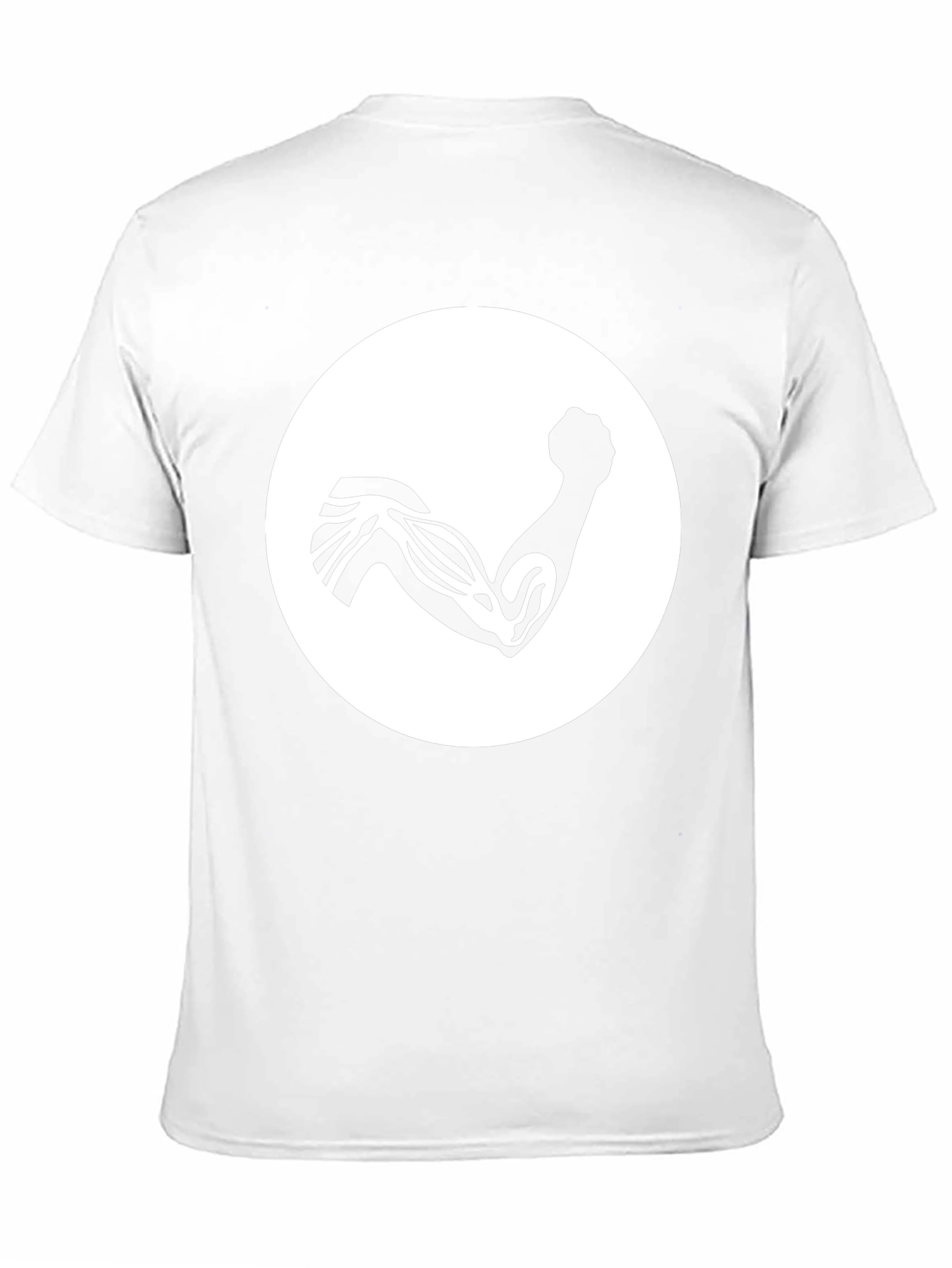 Black Muscle Arm Graphic Tee