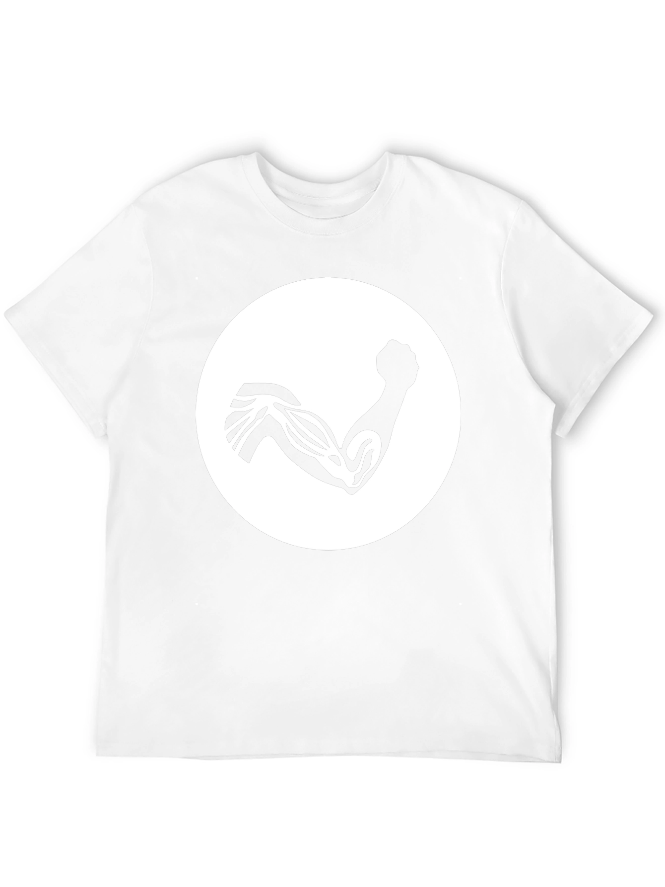 Black Muscle Arm Graphic Tee