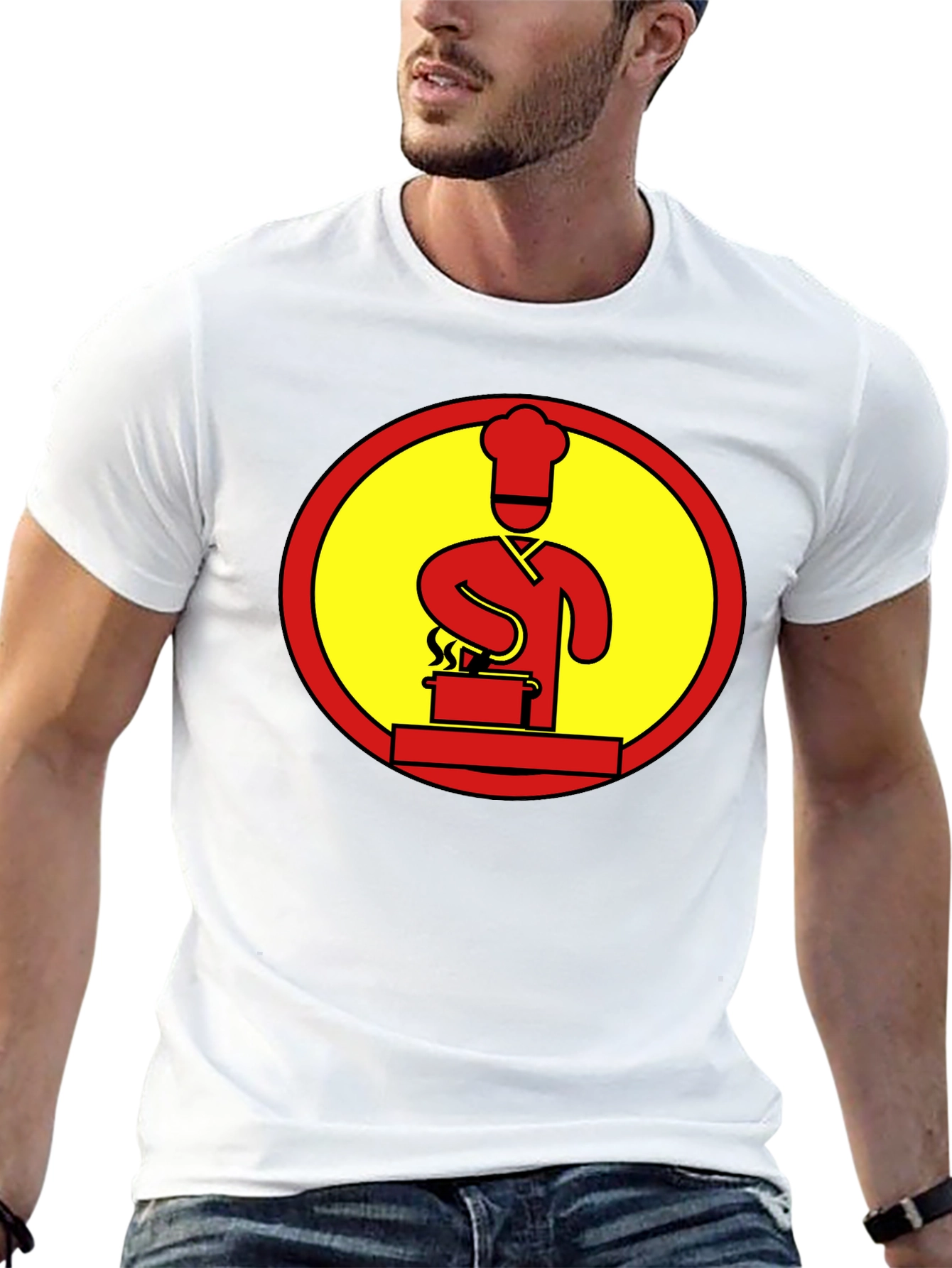 Chef Cooking Logo Graphic T-Shirt