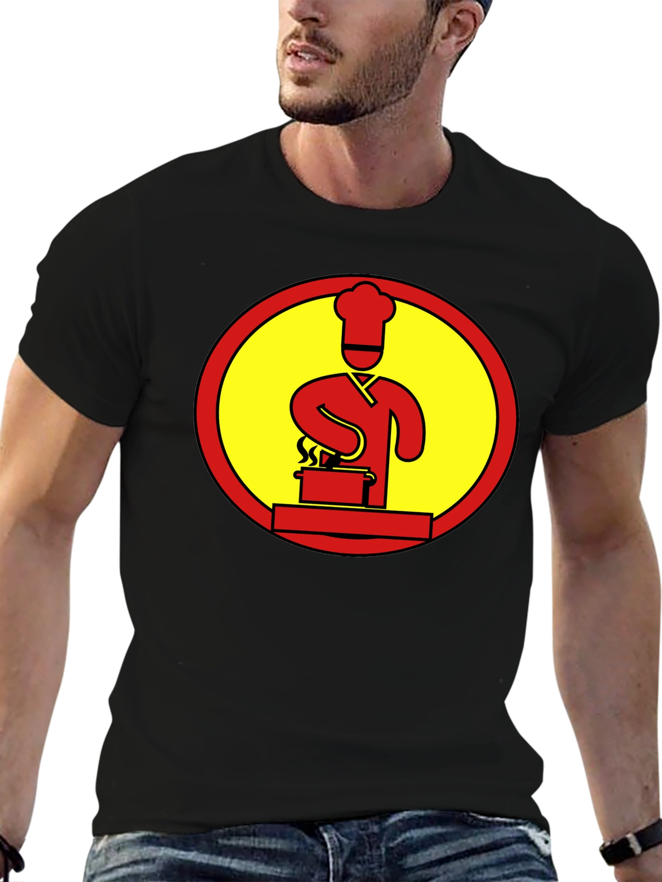 Chef Cooking Logo Graphic T-Shirt
