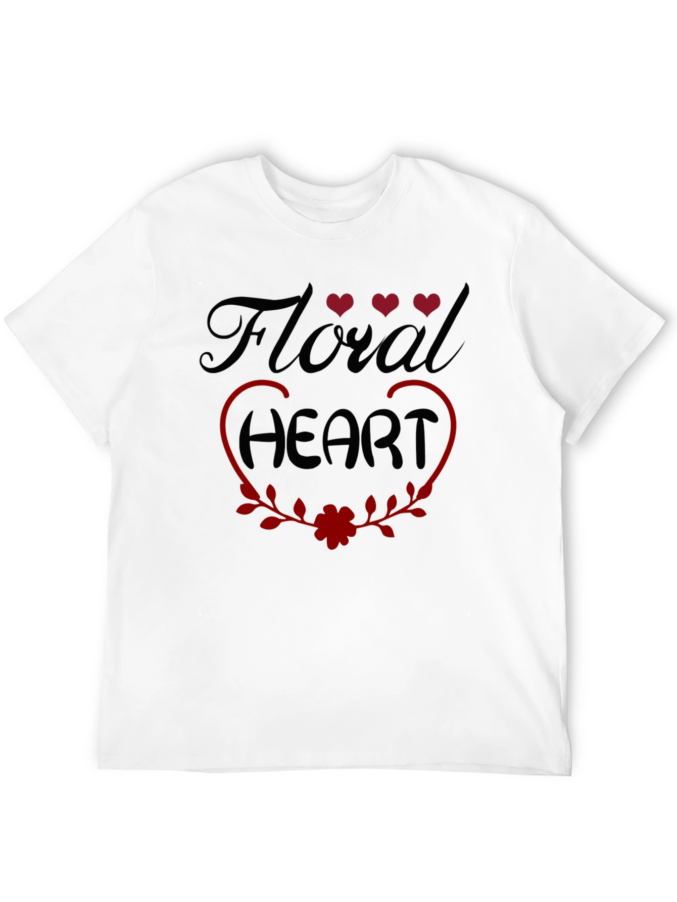 Floral Heart Graphic Tee