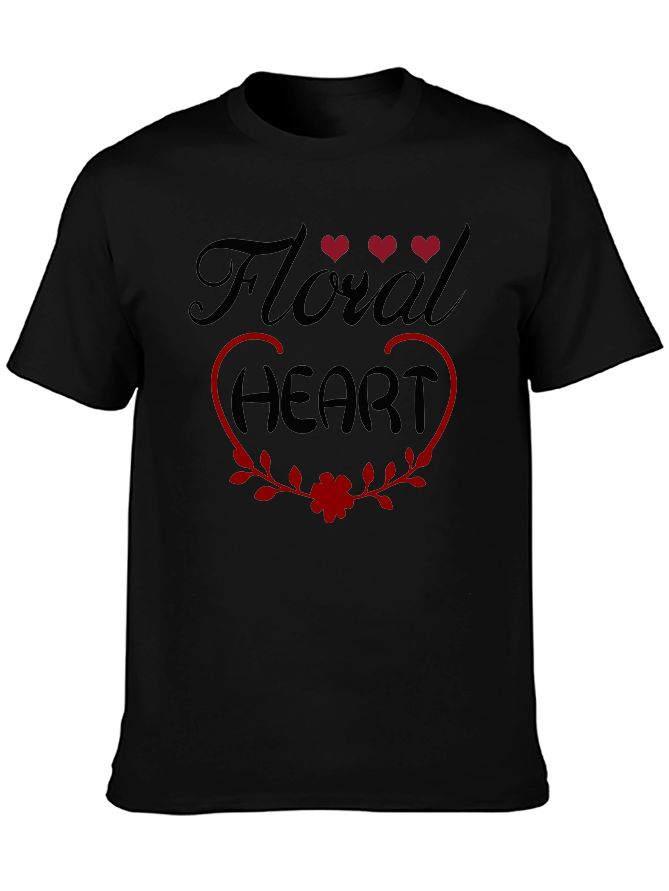 Floral Heart Graphic Tee