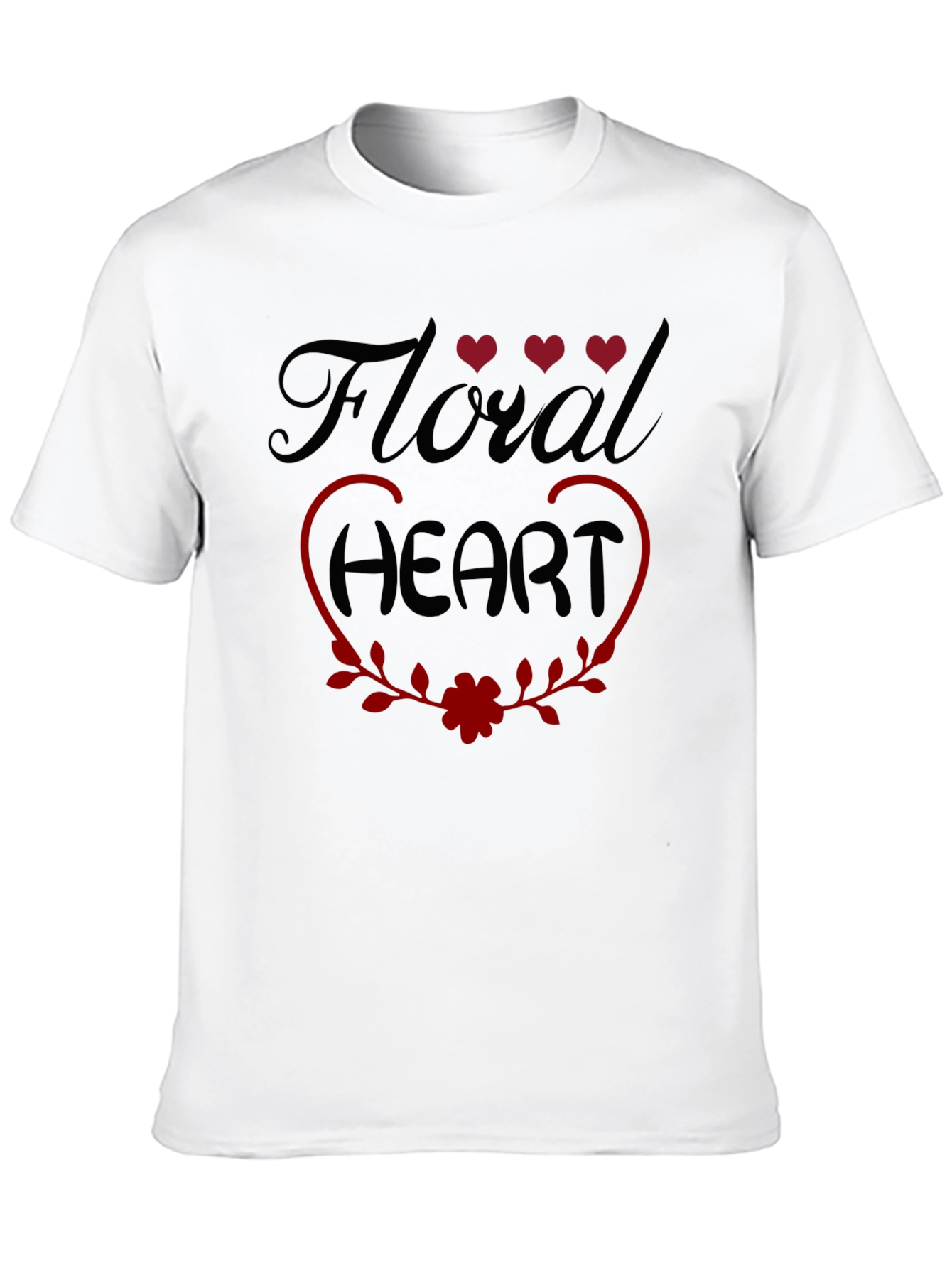 Floral Heart Graphic Tee