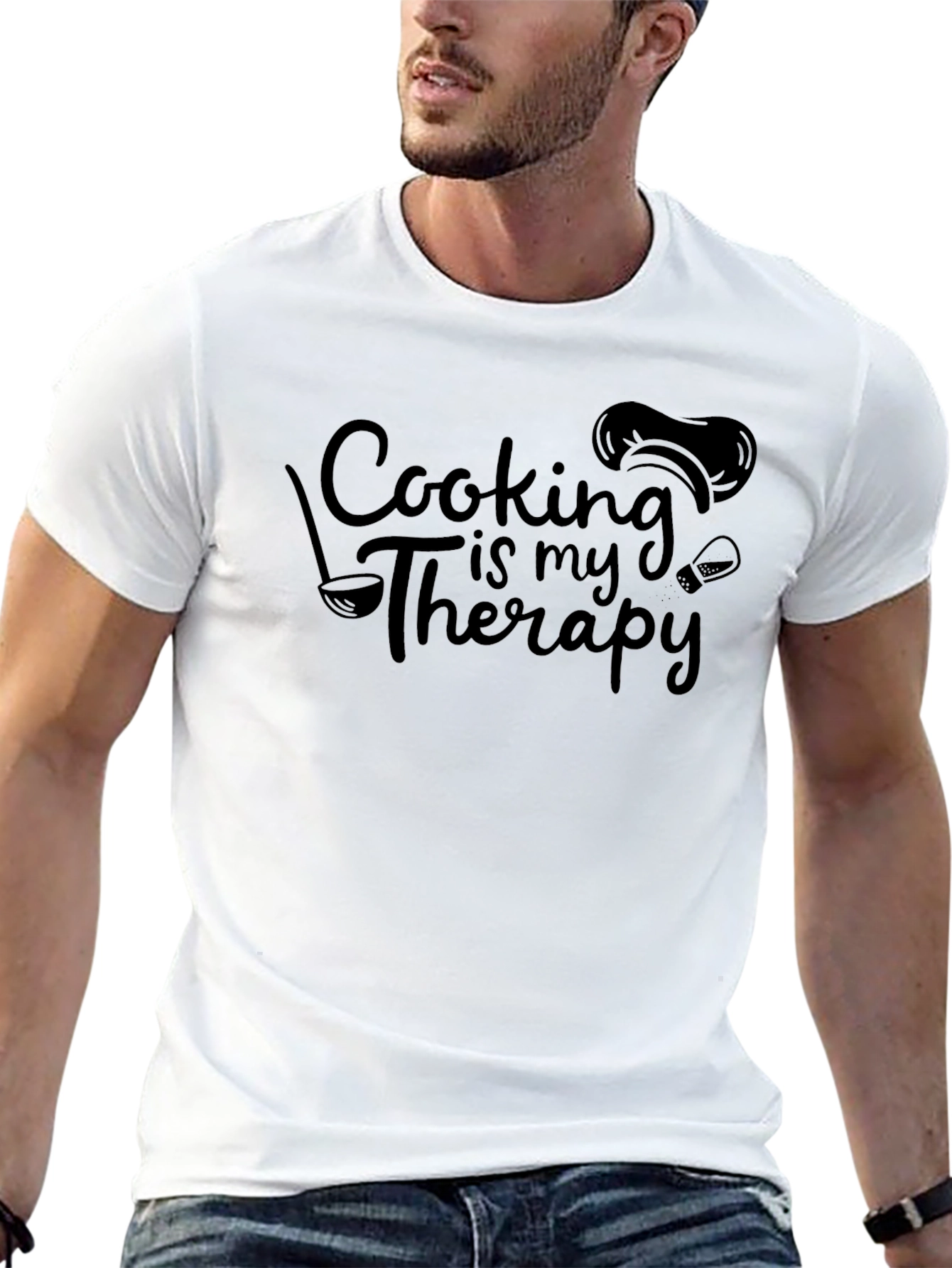 Cooking is My Therapy Graphic T-Shirt