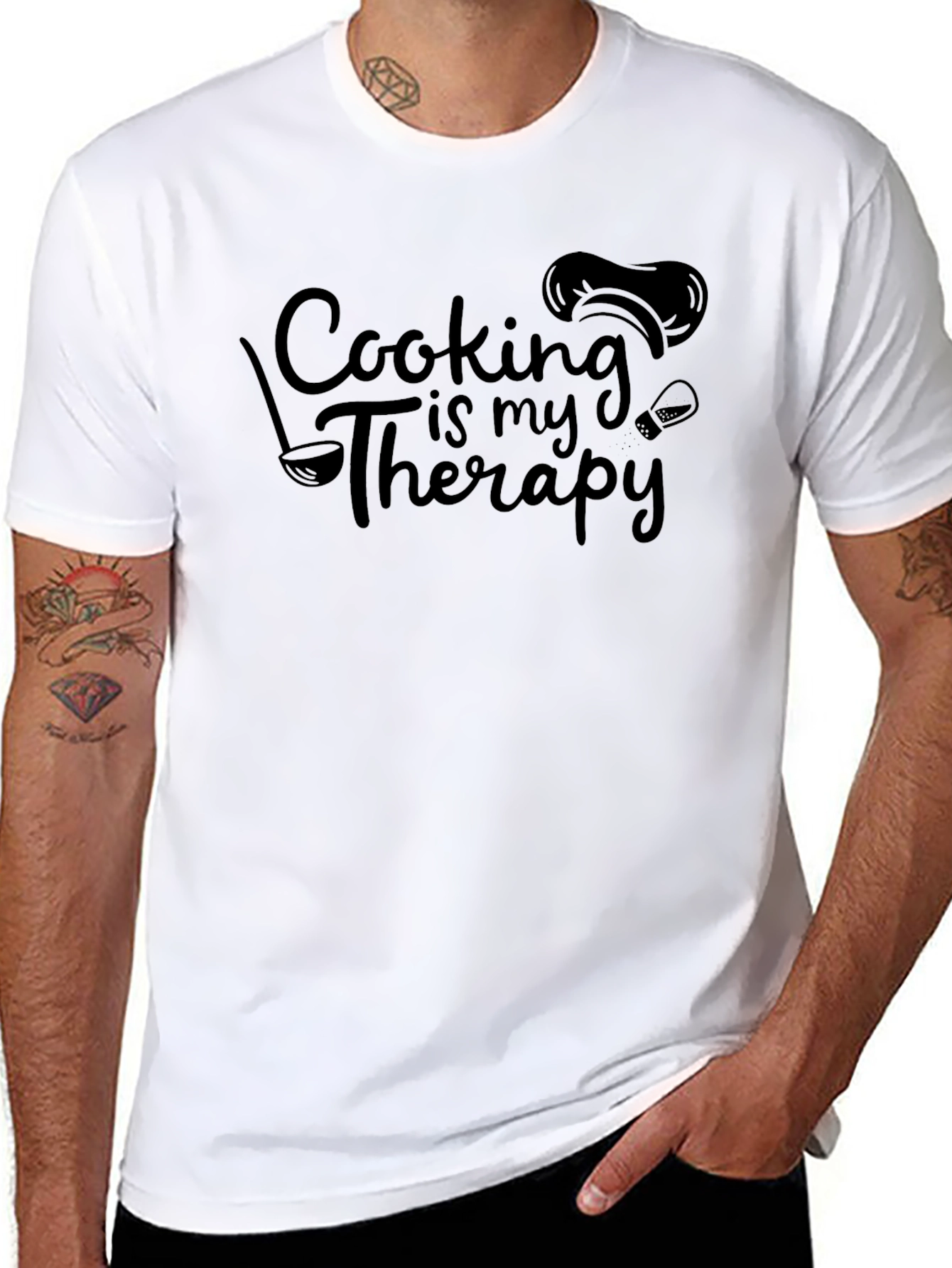 Cooking is My Therapy Graphic T-Shirt