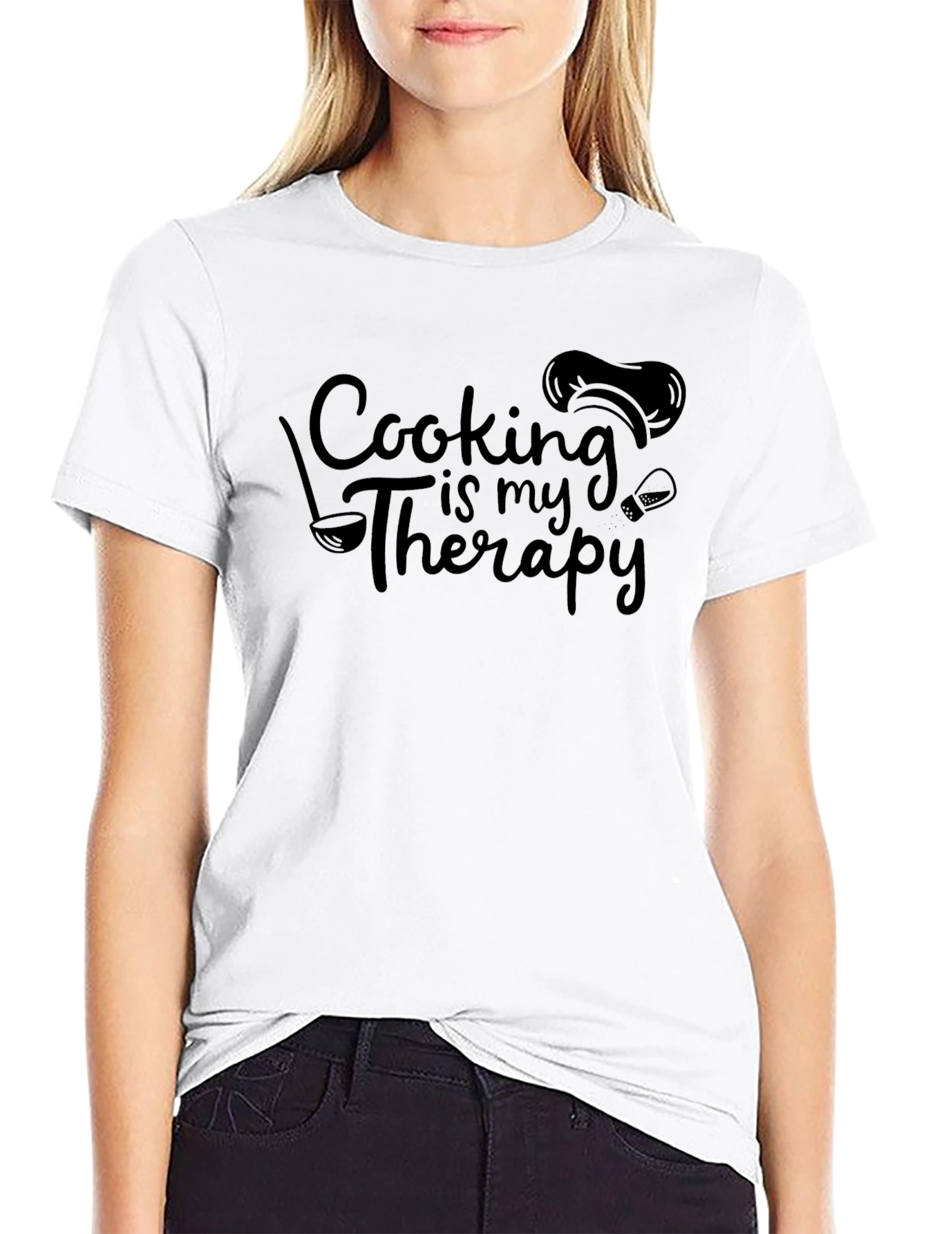 Cooking is My Therapy Graphic T-Shirt
