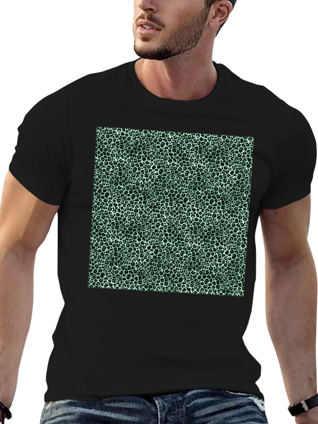 Trendy Abstract Print Mens T-Shirt